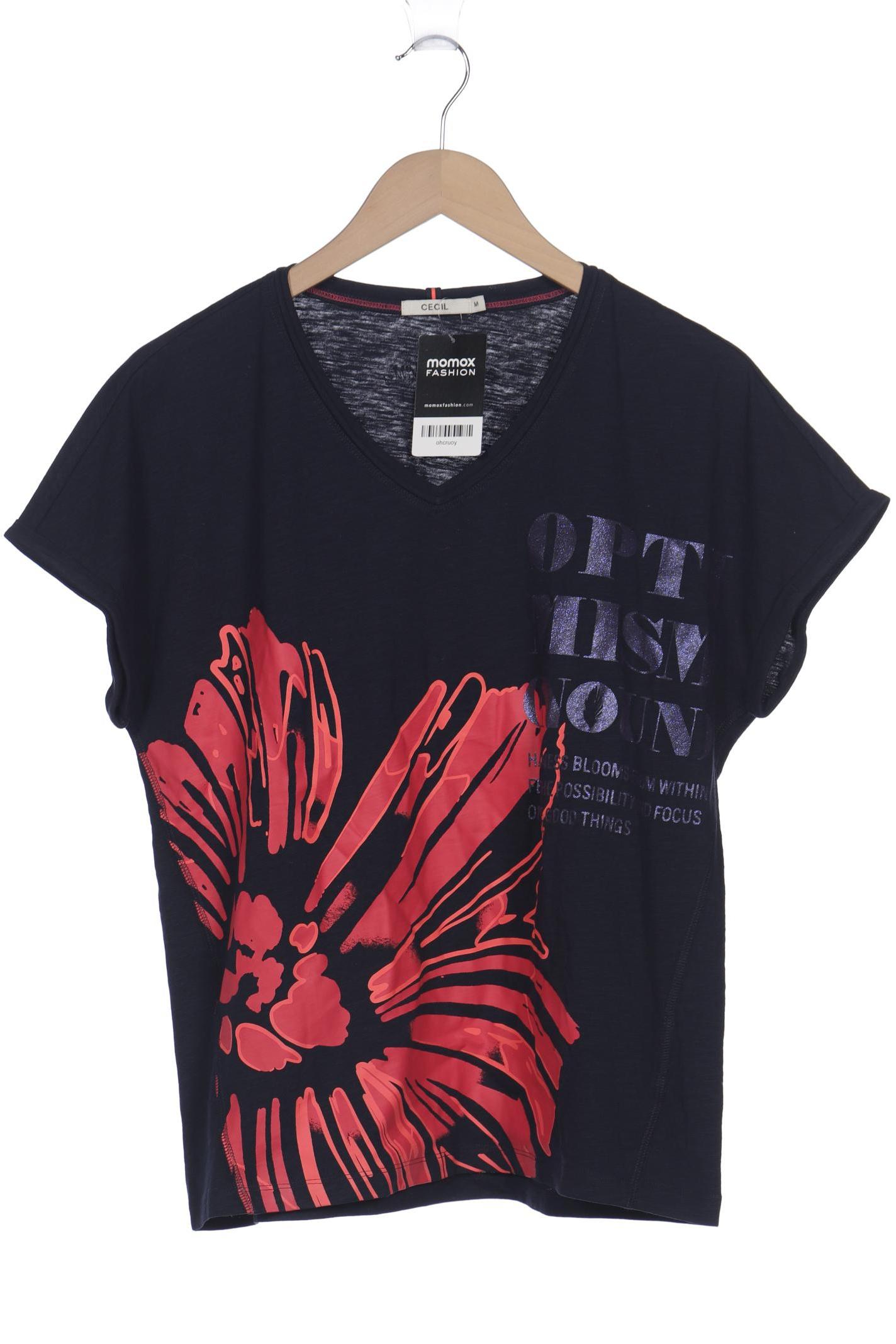 

Cecil Damen T-Shirt, marineblau, Gr. 38