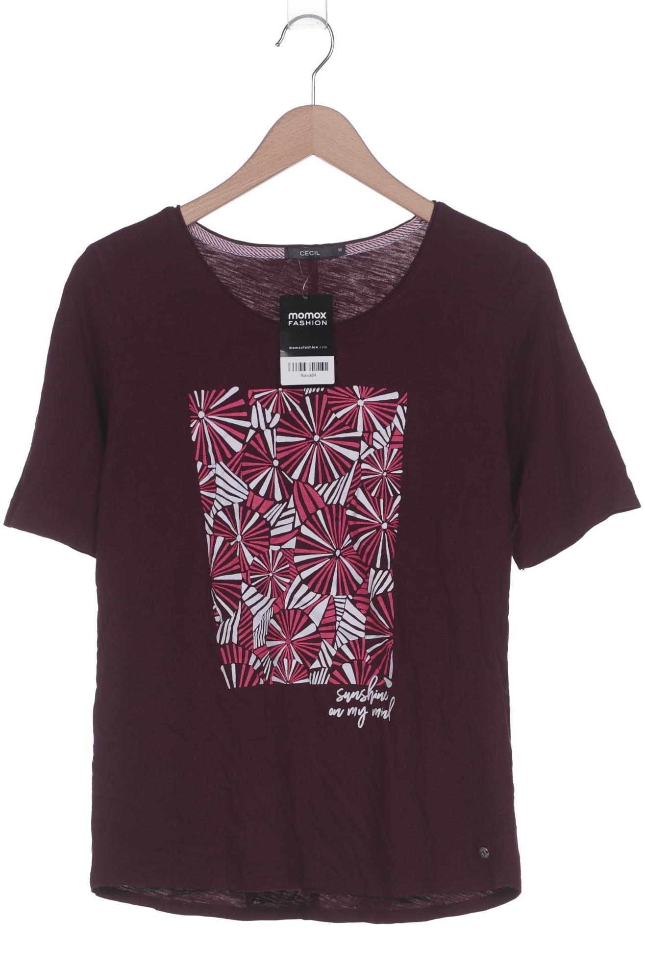 

Cecil Damen T-Shirt, bordeaux, Gr. 38