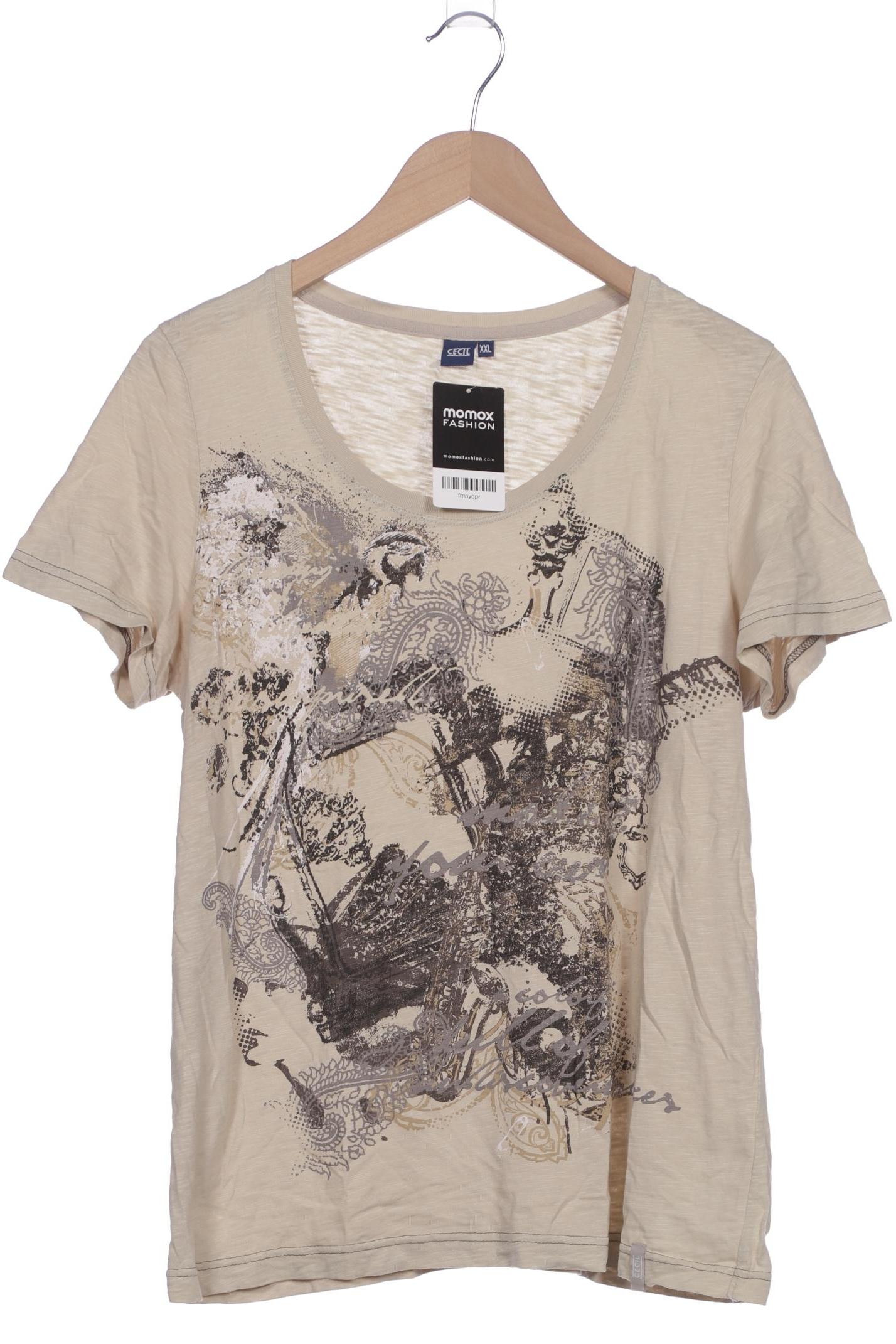 

Cecil Damen T-Shirt, beige, Gr. 46