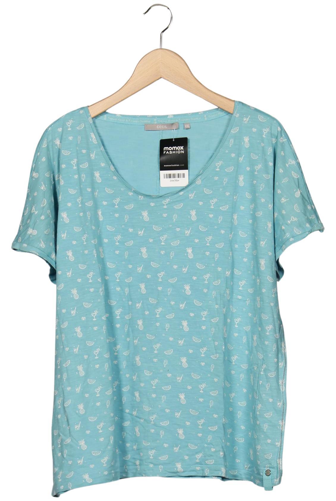 

Cecil Damen T-Shirt, hellblau, Gr. 46