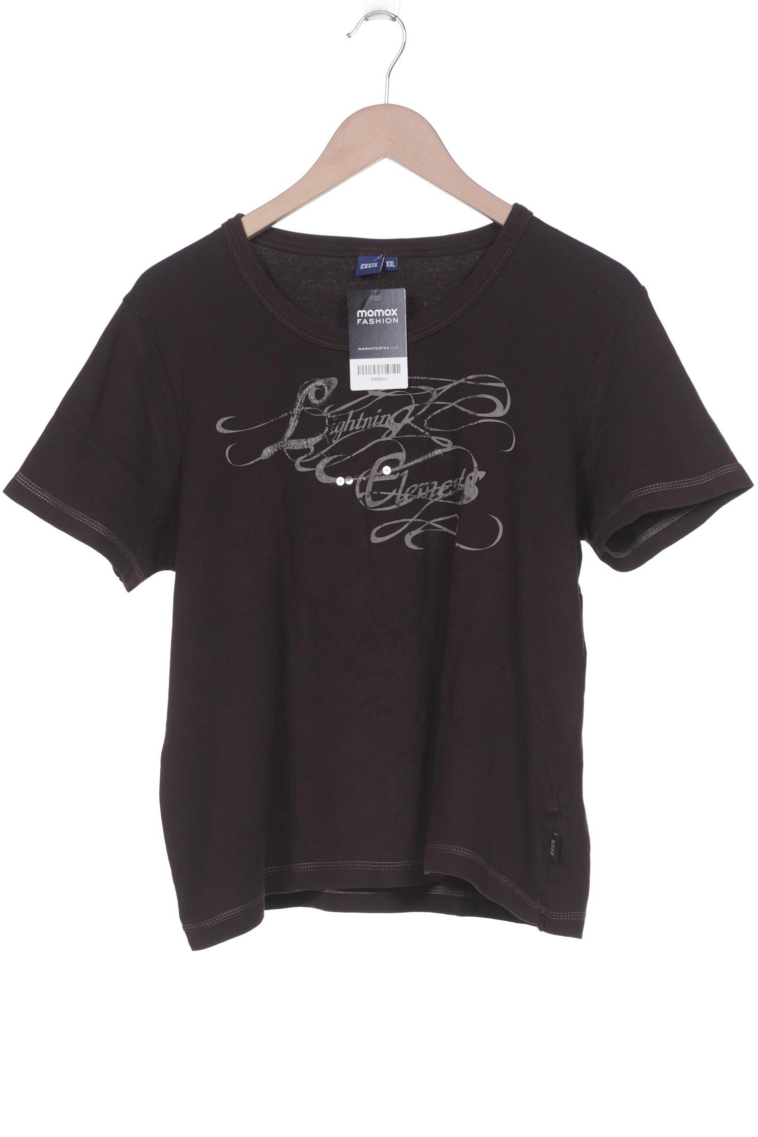 

CECIL Damen T-Shirt, braun