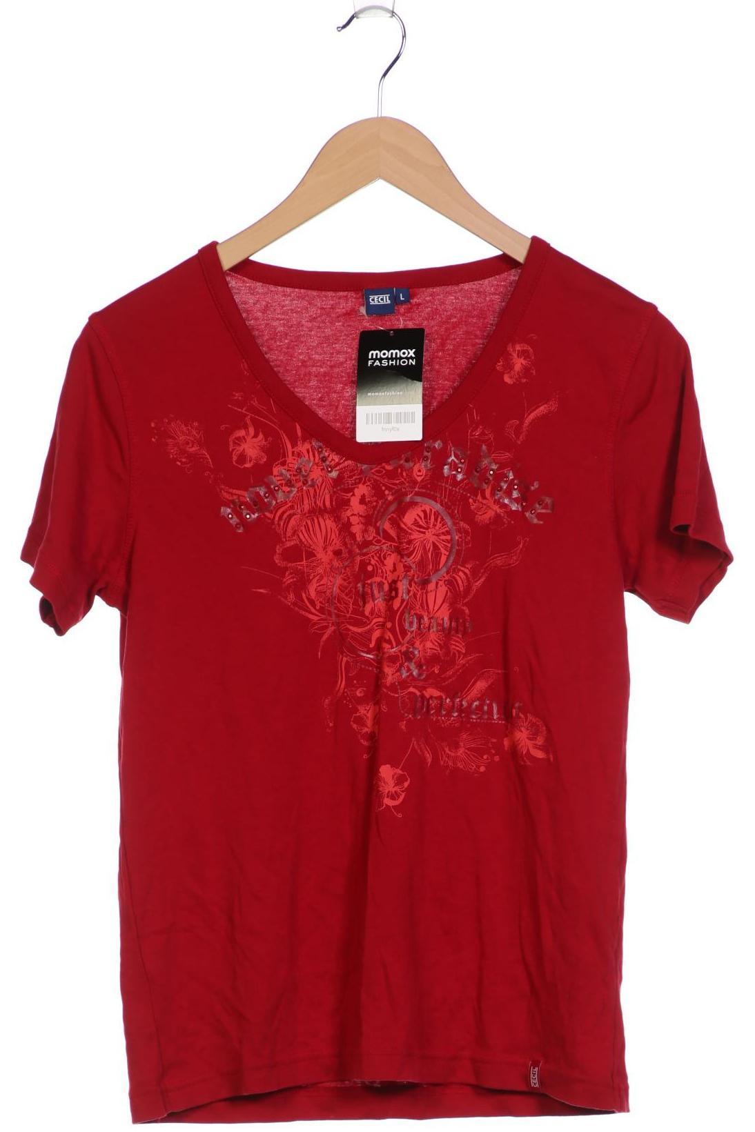 

Cecil Damen T-Shirt, rot, Gr. 42