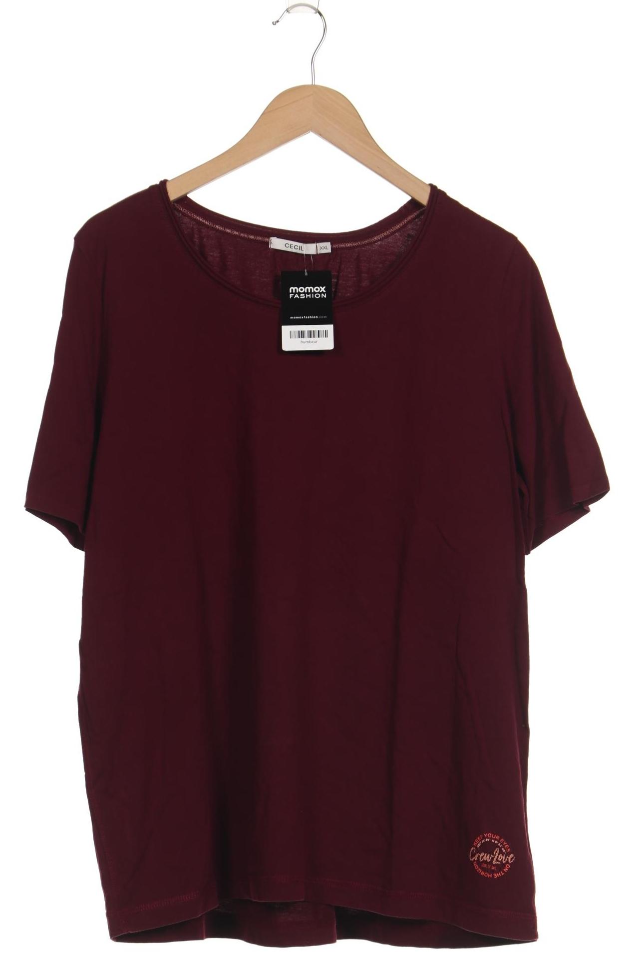

Cecil Damen T-Shirt, bordeaux, Gr. 46