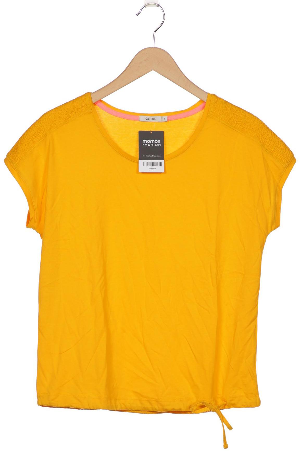 

CECIL Damen T-Shirt, gelb