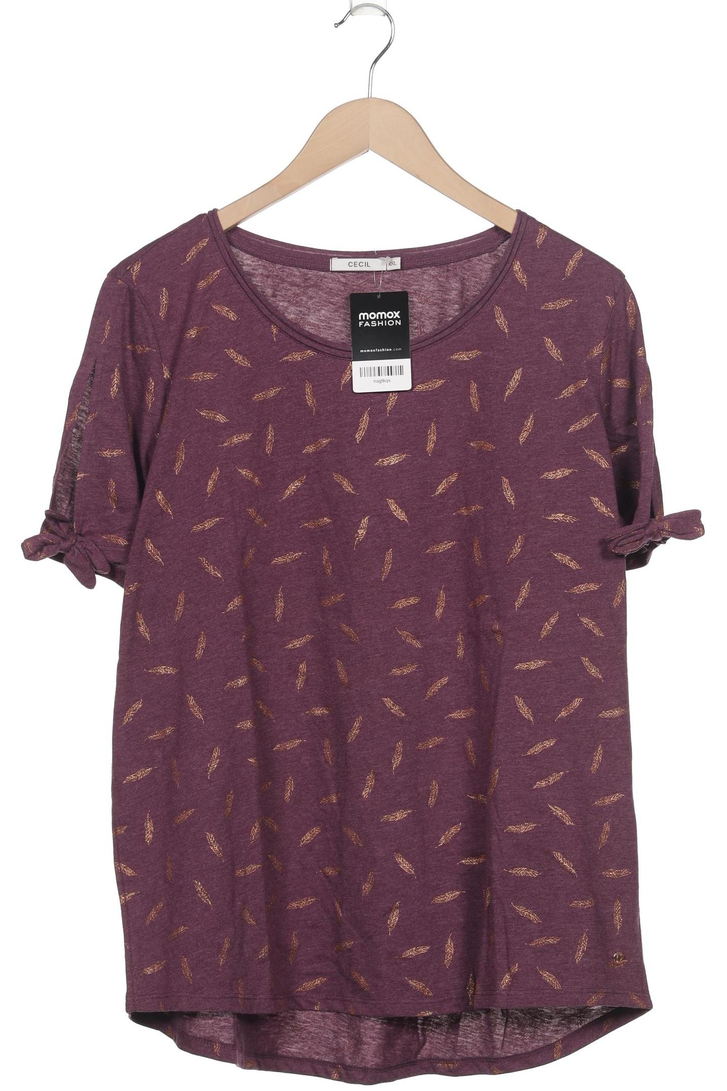 

Cecil Damen T-Shirt, bordeaux, Gr. 46