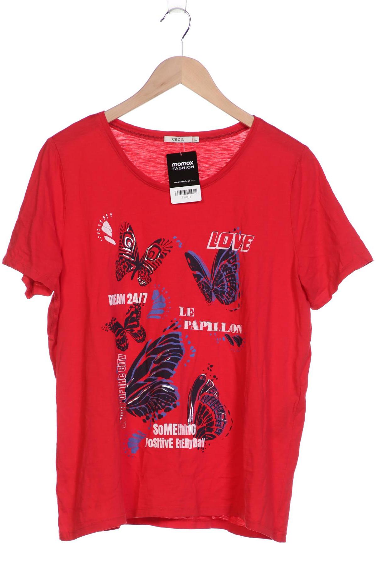 

Cecil Damen T-Shirt, rot, Gr. 44