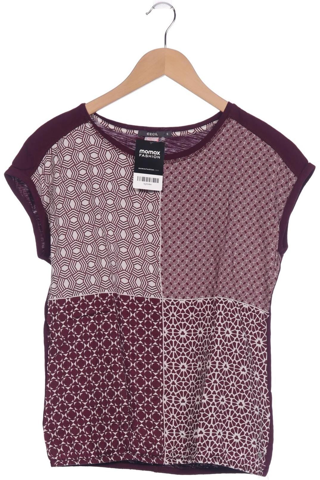 

Cecil Damen T-Shirt, bordeaux, Gr. 36