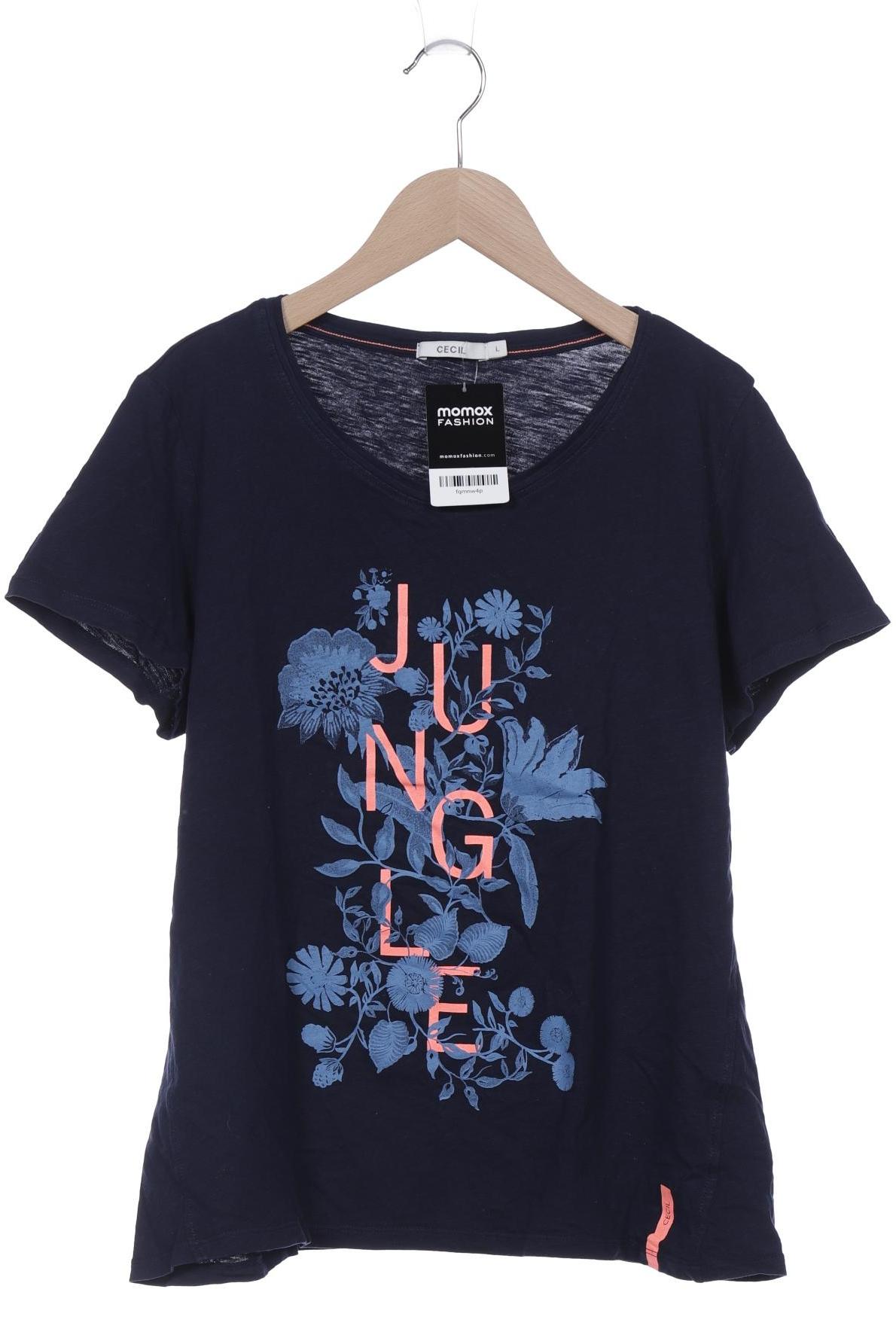 

Cecil Damen T-Shirt, marineblau, Gr. 42