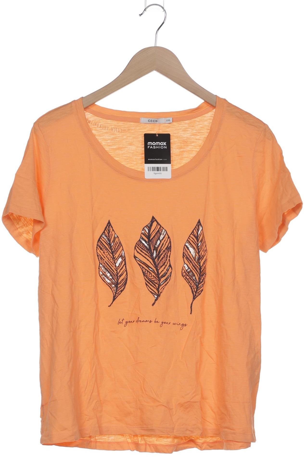 

Cecil Damen T-Shirt, orange, Gr. 46