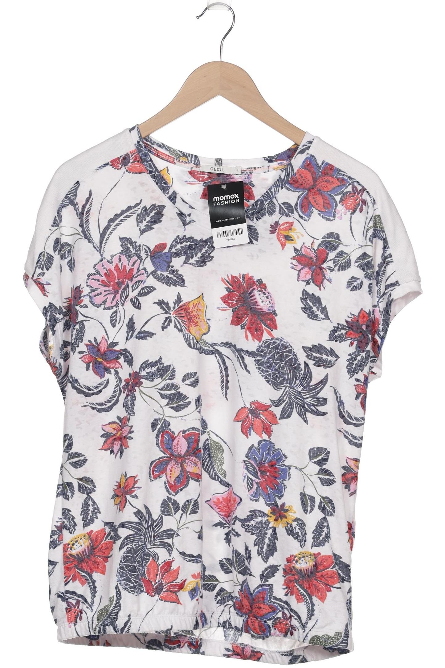 

Cecil Damen T-Shirt, weiß, Gr. 42