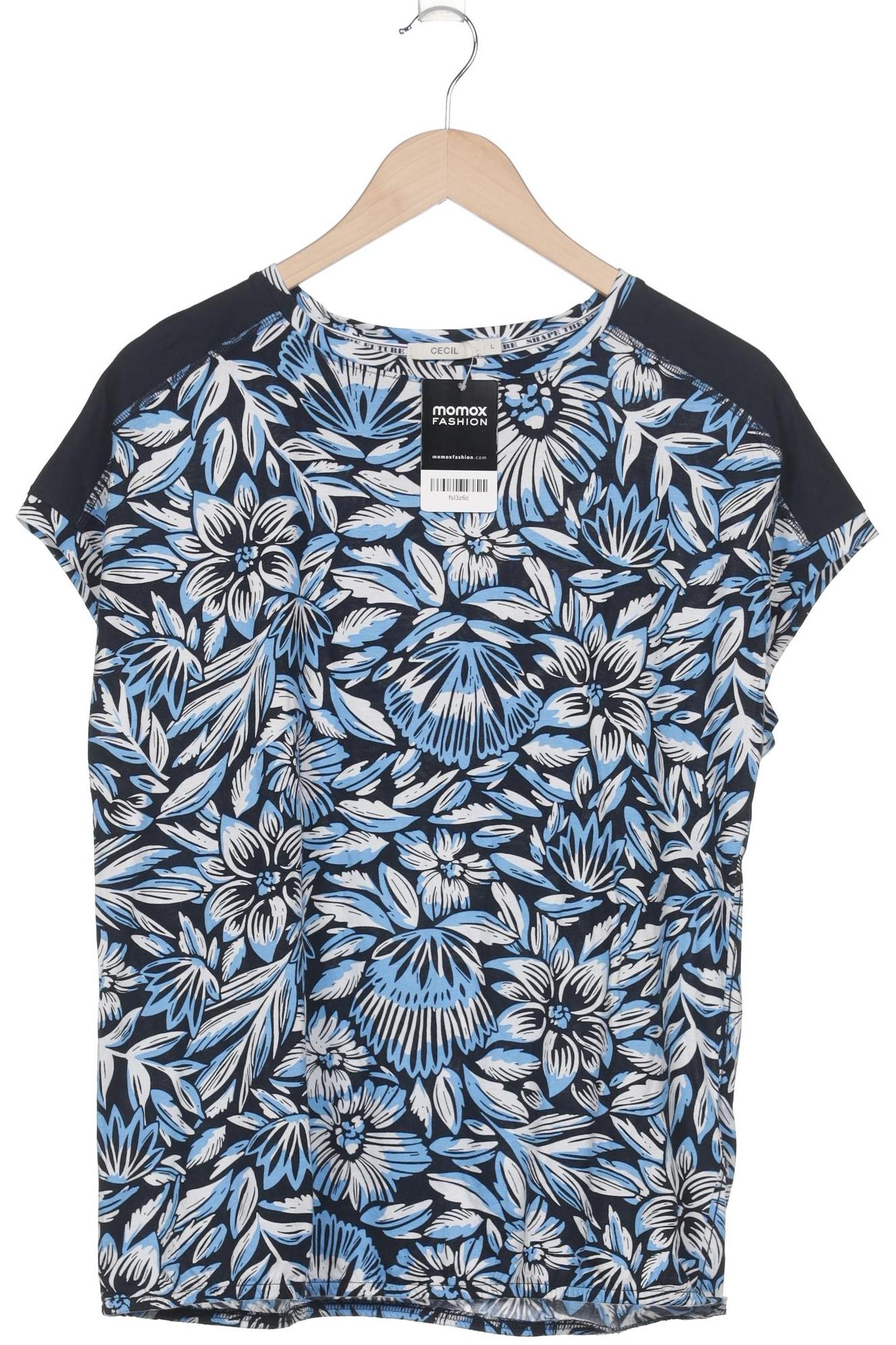 

Cecil Damen T-Shirt, blau, Gr. 42