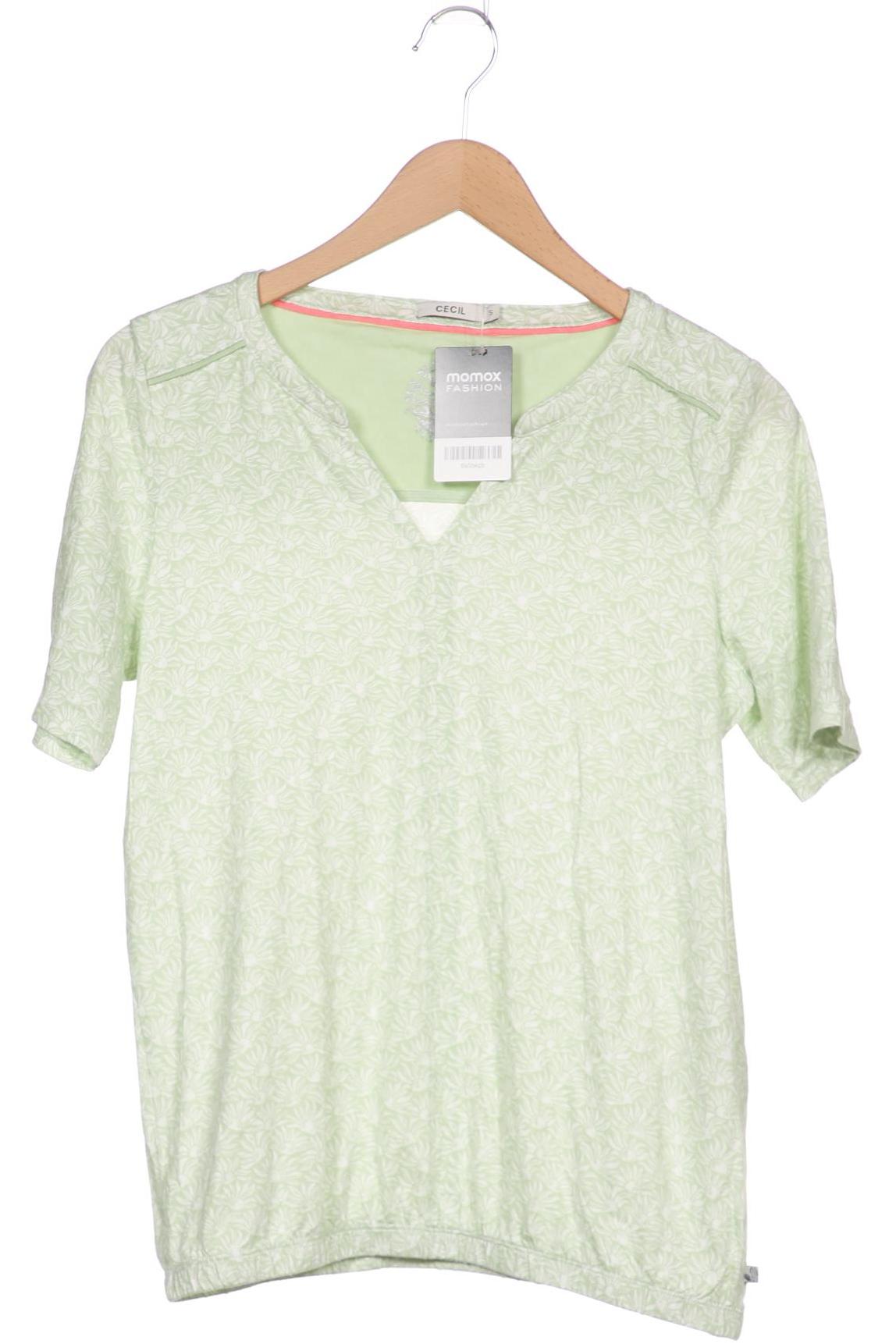 

Cecil Damen T-Shirt, hellgrün, Gr. 36
