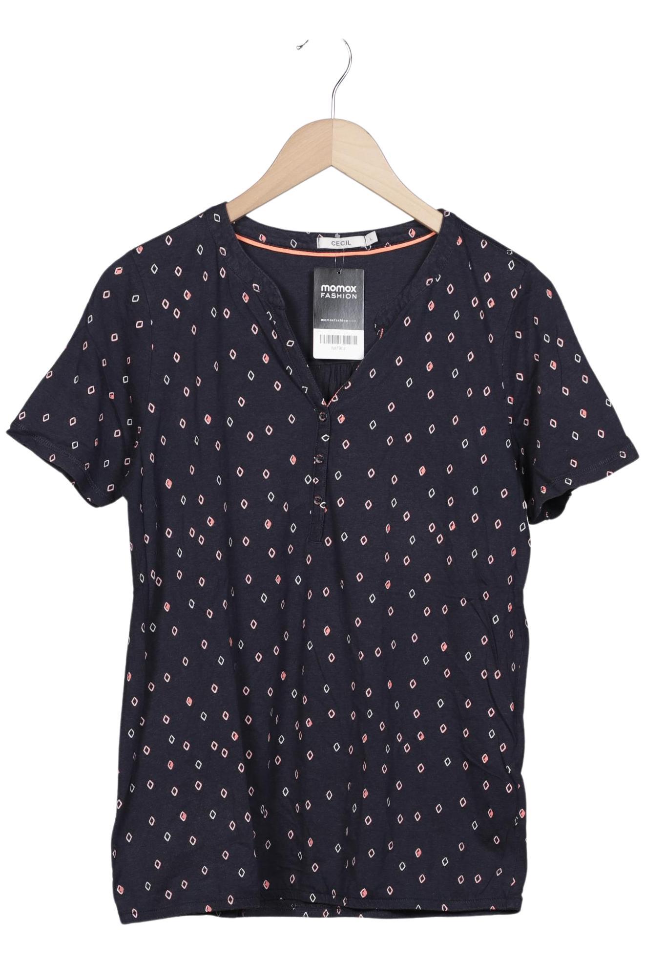 

Cecil Damen T-Shirt, marineblau, Gr. 42