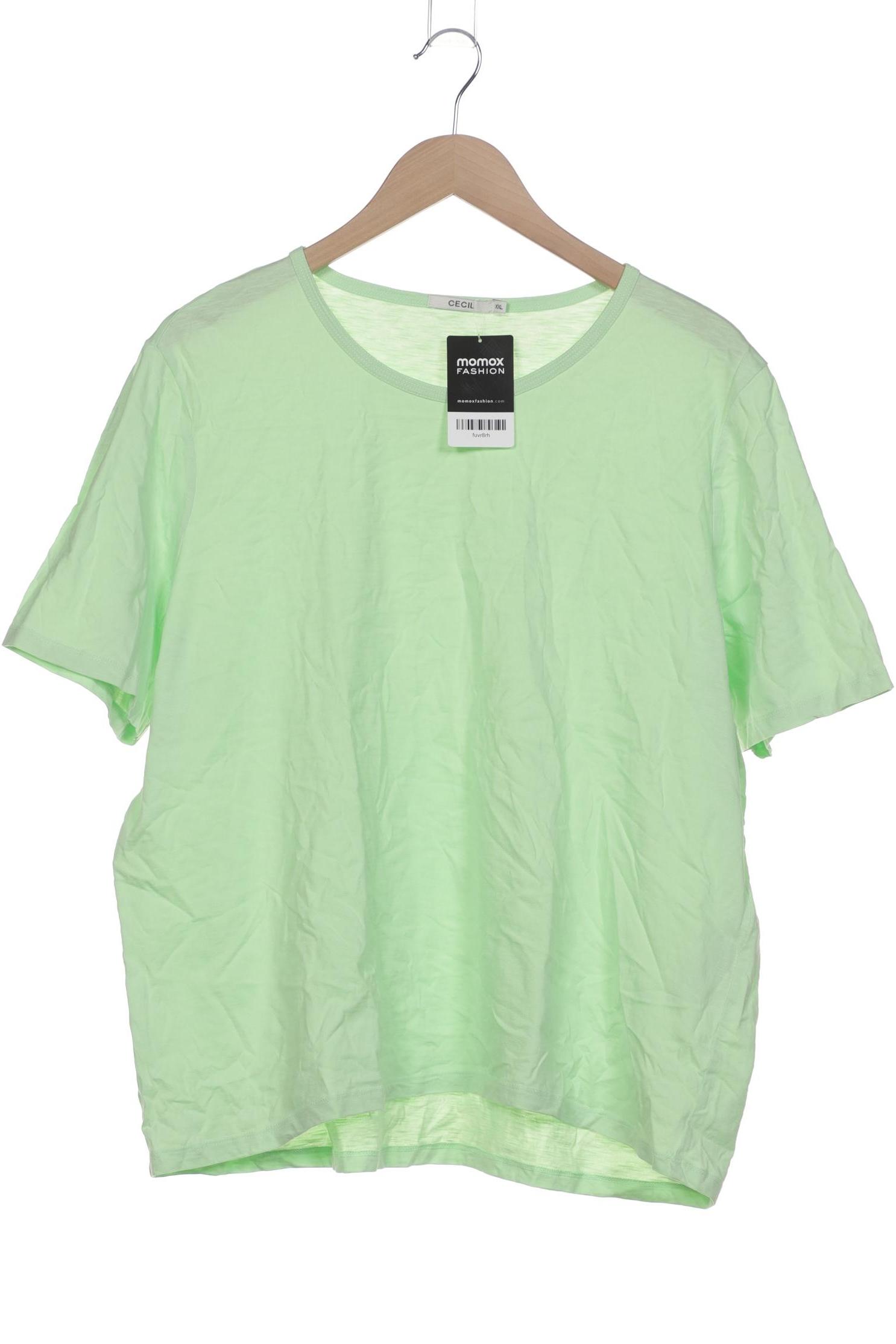 

Cecil Damen T-Shirt, hellgrün, Gr. 46