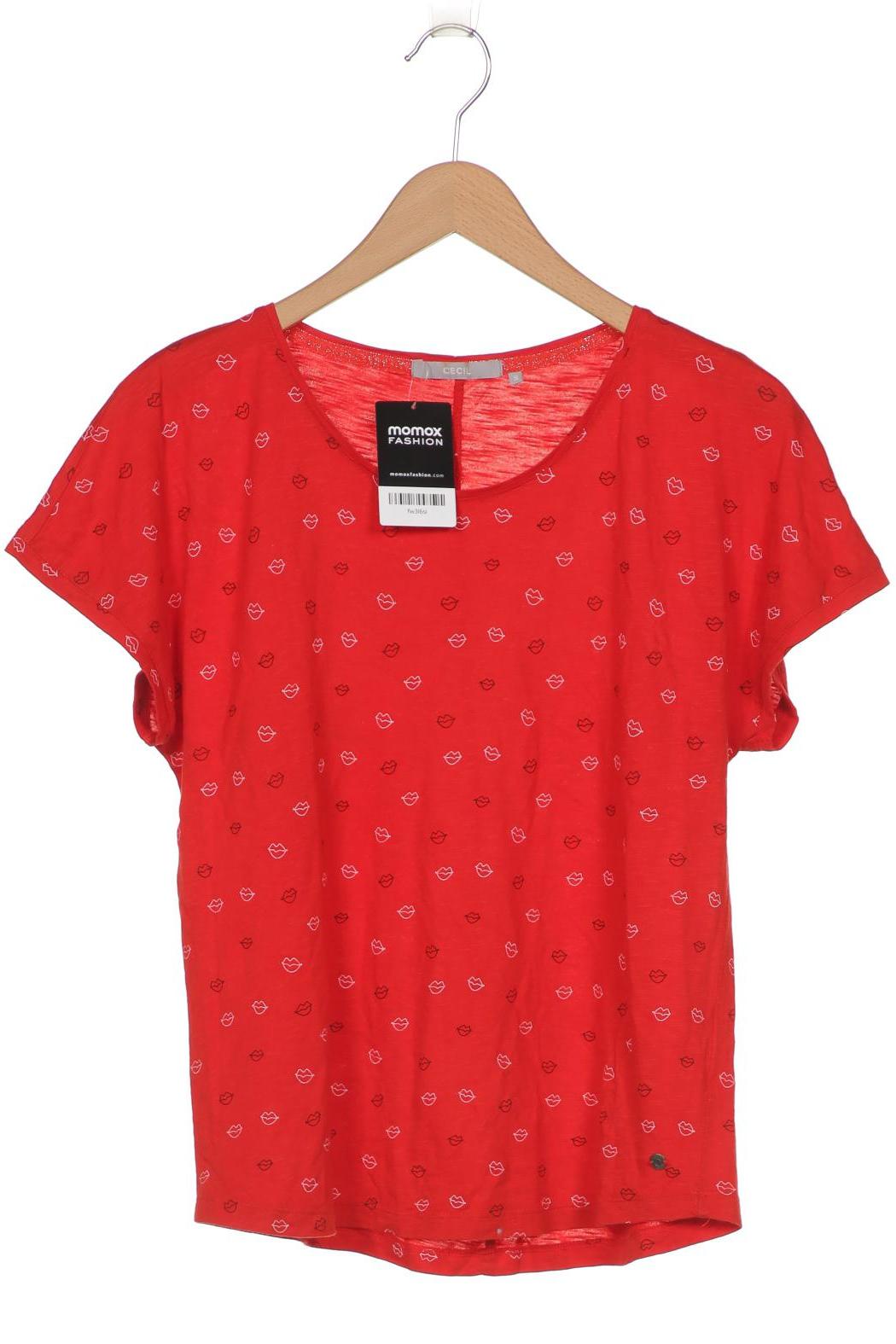

Cecil Damen T-Shirt, rot, Gr. 36