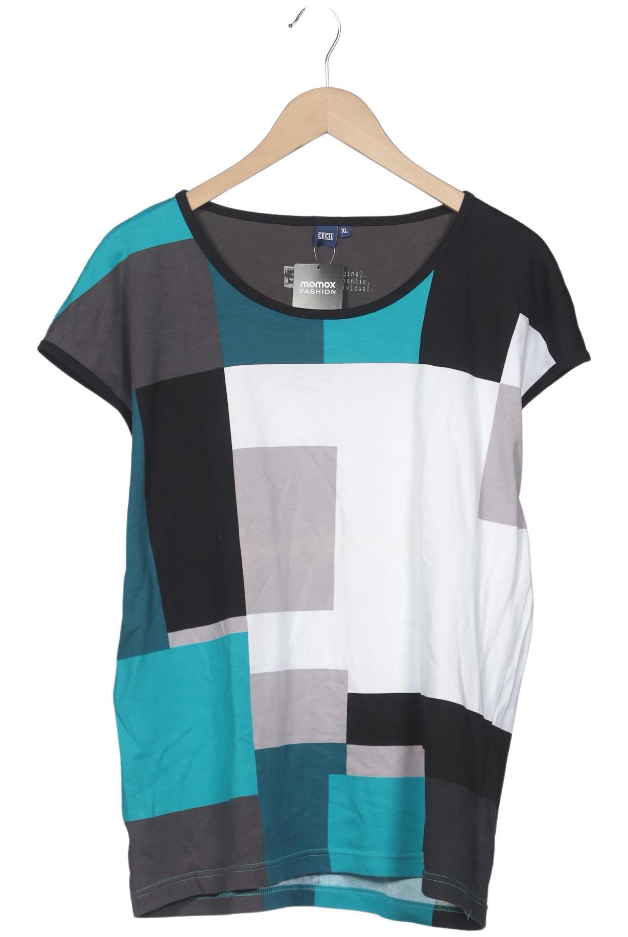 

Cecil Damen T-Shirt, mehrfarbig, Gr. 44