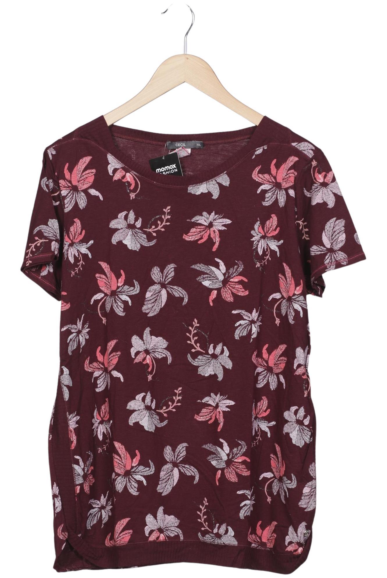 

Cecil Damen T-Shirt, bordeaux, Gr. 46