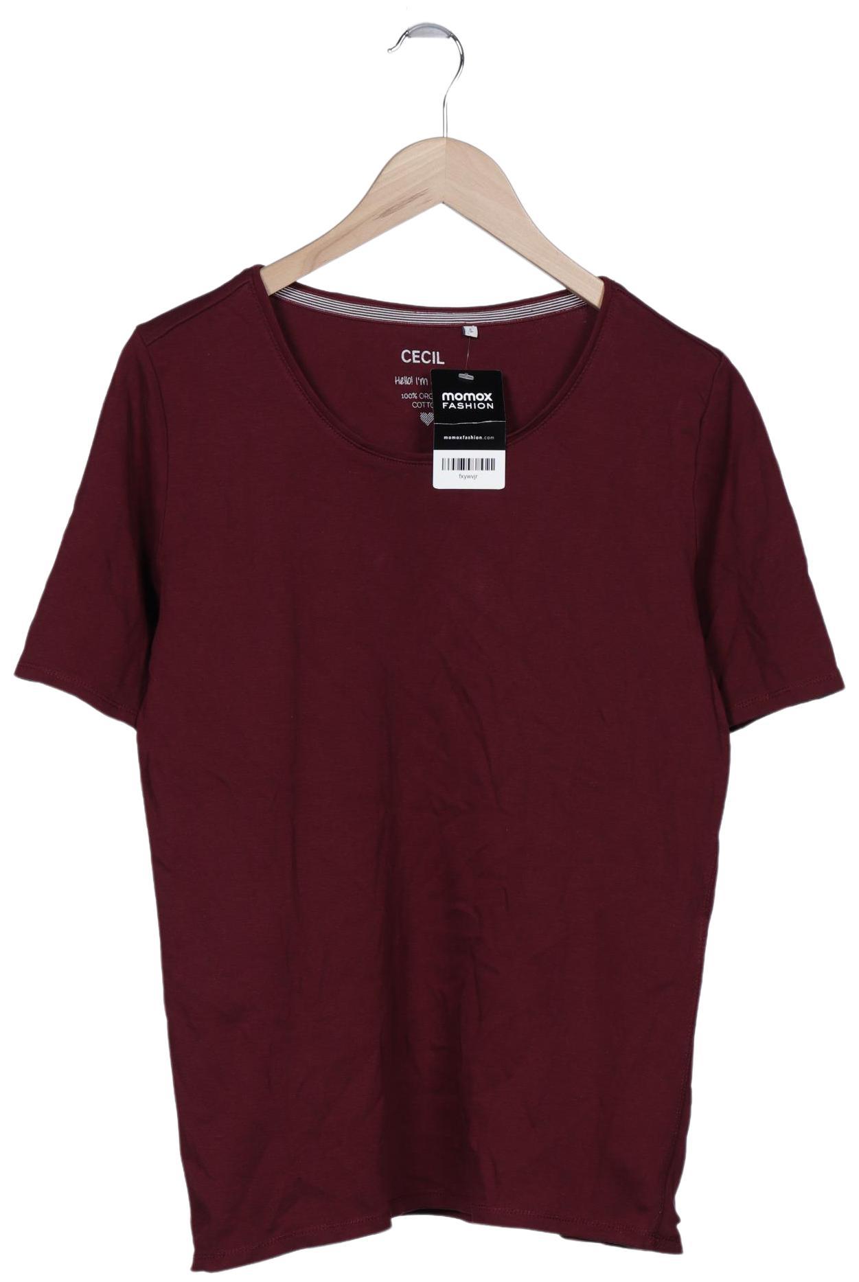 

Cecil Damen T-Shirt, bordeaux, Gr. 42