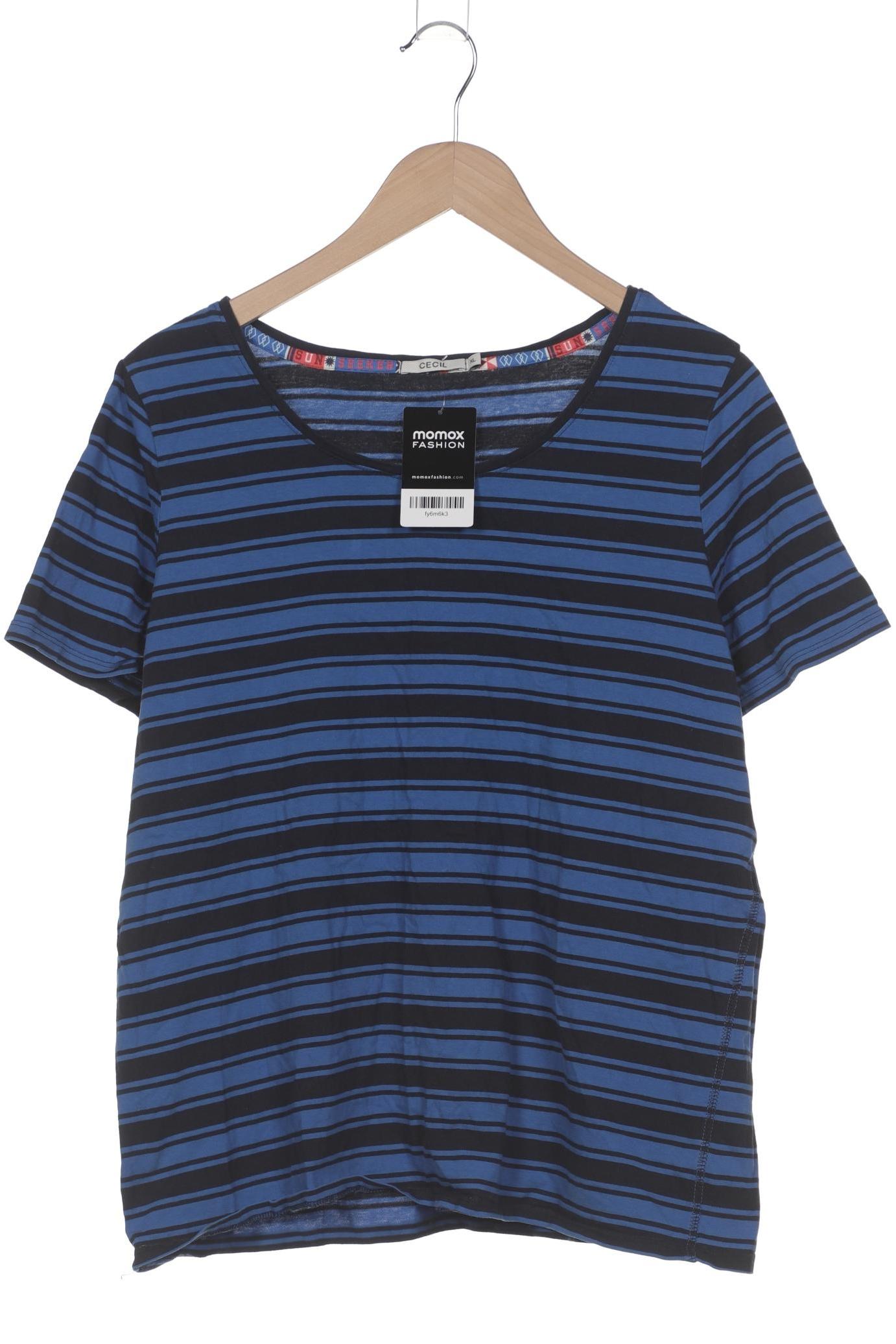 

Cecil Damen T-Shirt, blau, Gr. 44