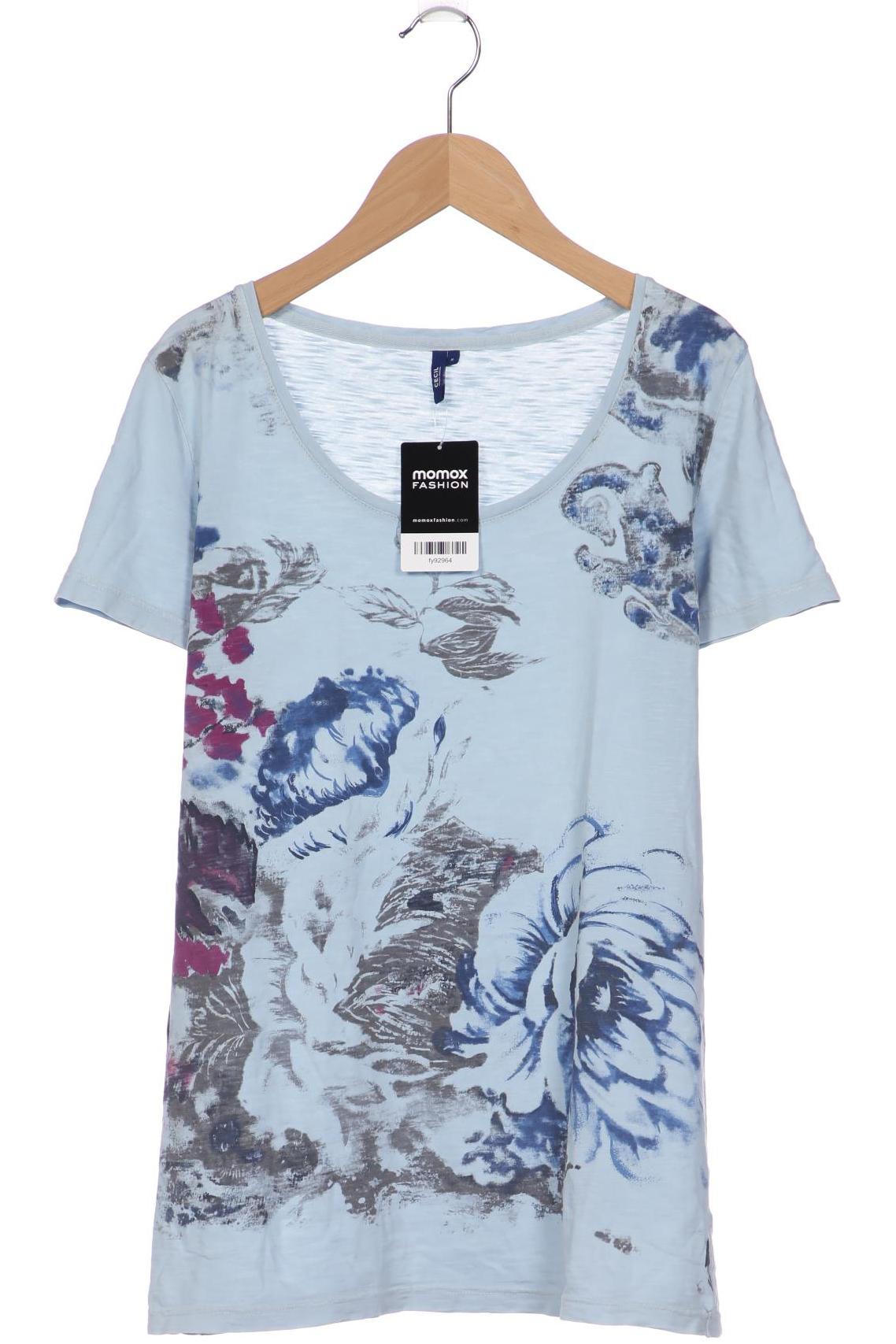 

CECIL Damen T-Shirt, hellblau