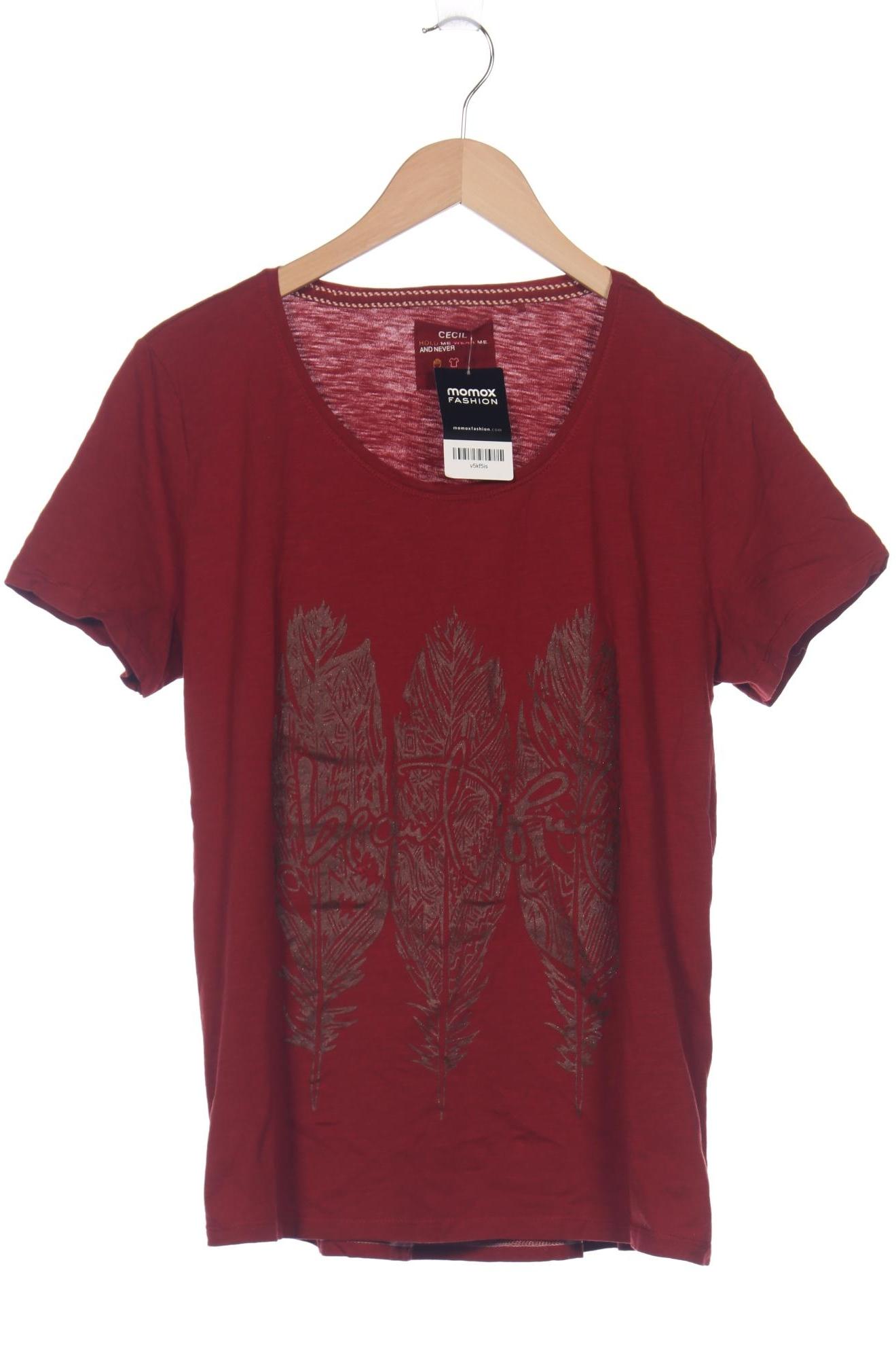 

Cecil Damen T-Shirt, bordeaux, Gr. 44