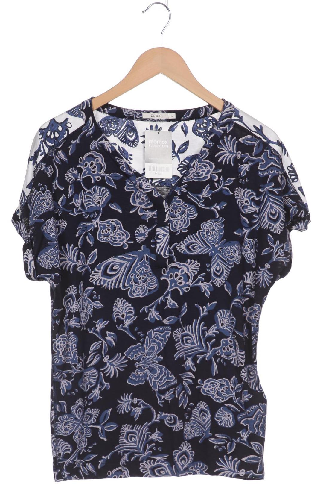

CECIL Damen T-Shirt, marineblau