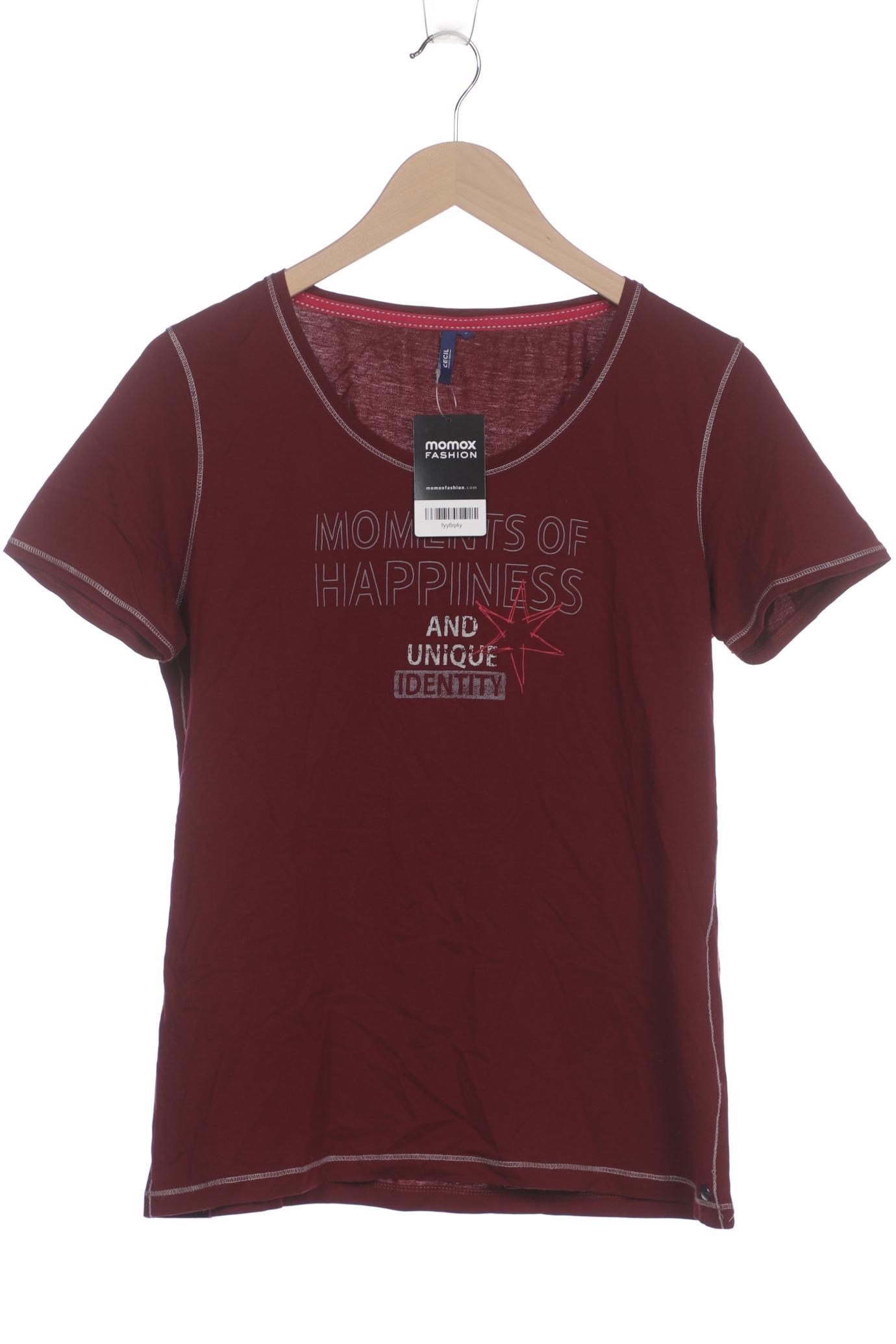 

Cecil Damen T-Shirt, bordeaux, Gr. 42