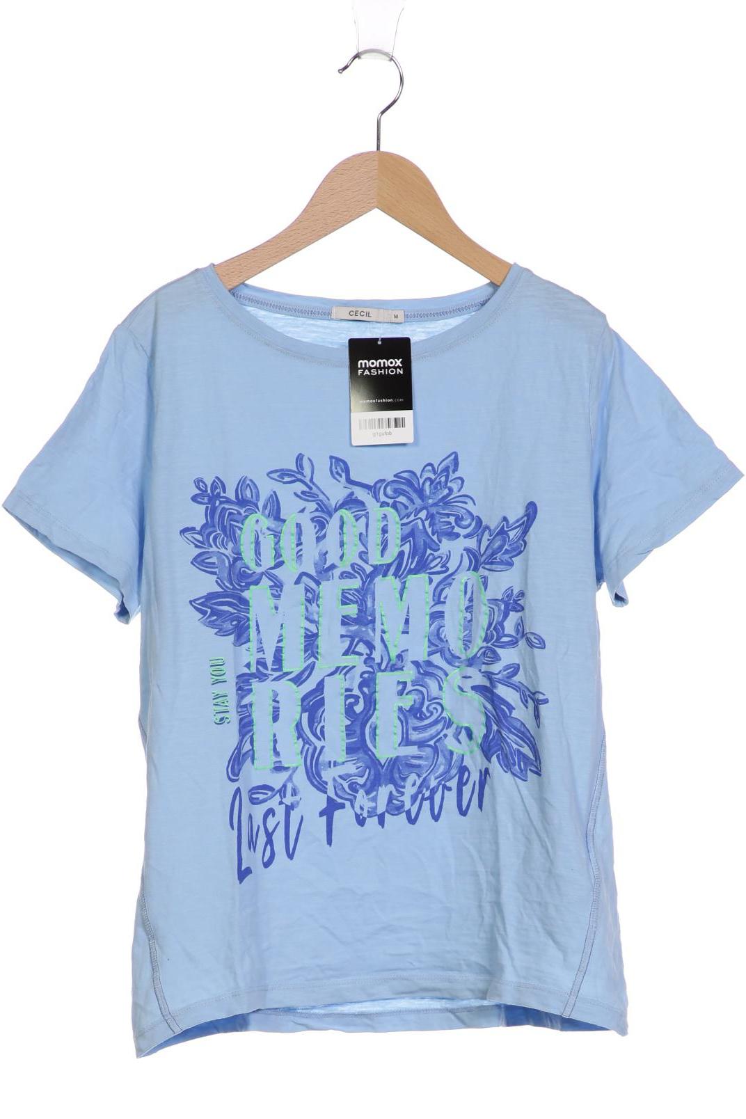 

Cecil Damen T-Shirt, hellblau, Gr. 38