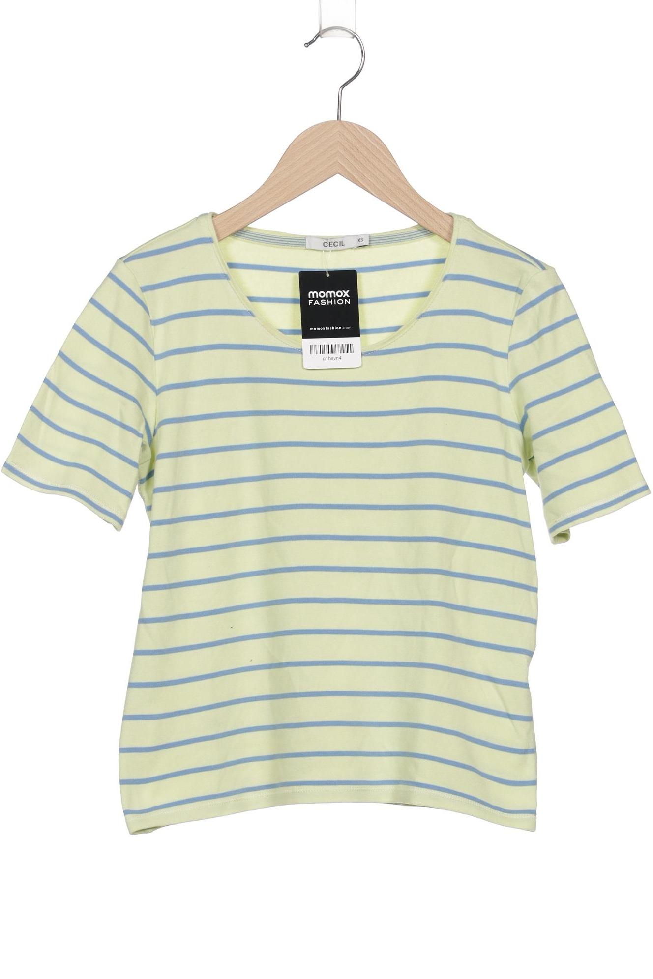 

Cecil Damen T-Shirt, hellgrün, Gr. 34
