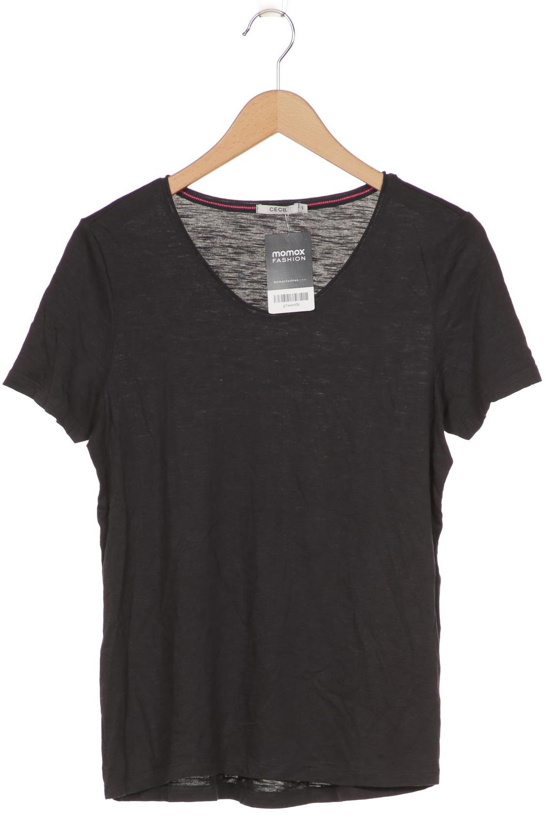 

CECIL Damen T-Shirt, schwarz