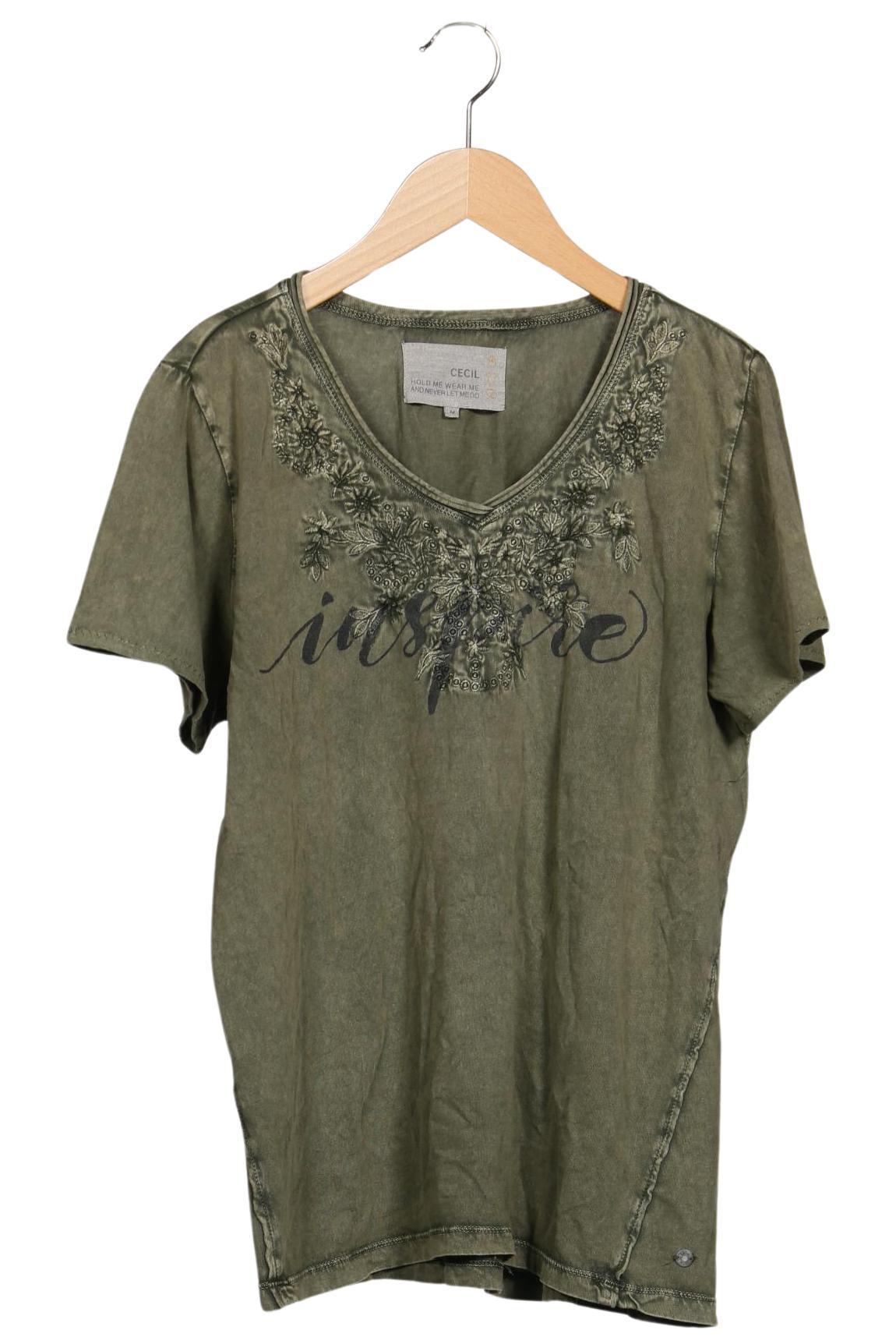 

Cecil Damen T-Shirt, grün, Gr. 38
