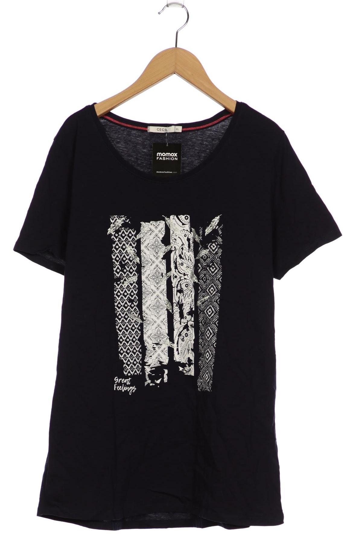 

Cecil Damen T-Shirt, marineblau, Gr. 44