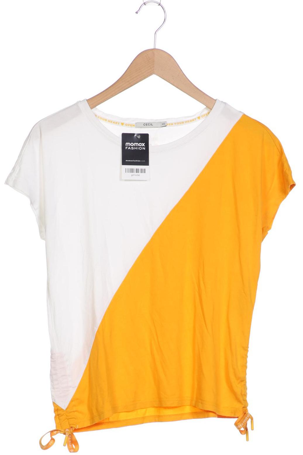 

CECIL Damen T-Shirt, gelb