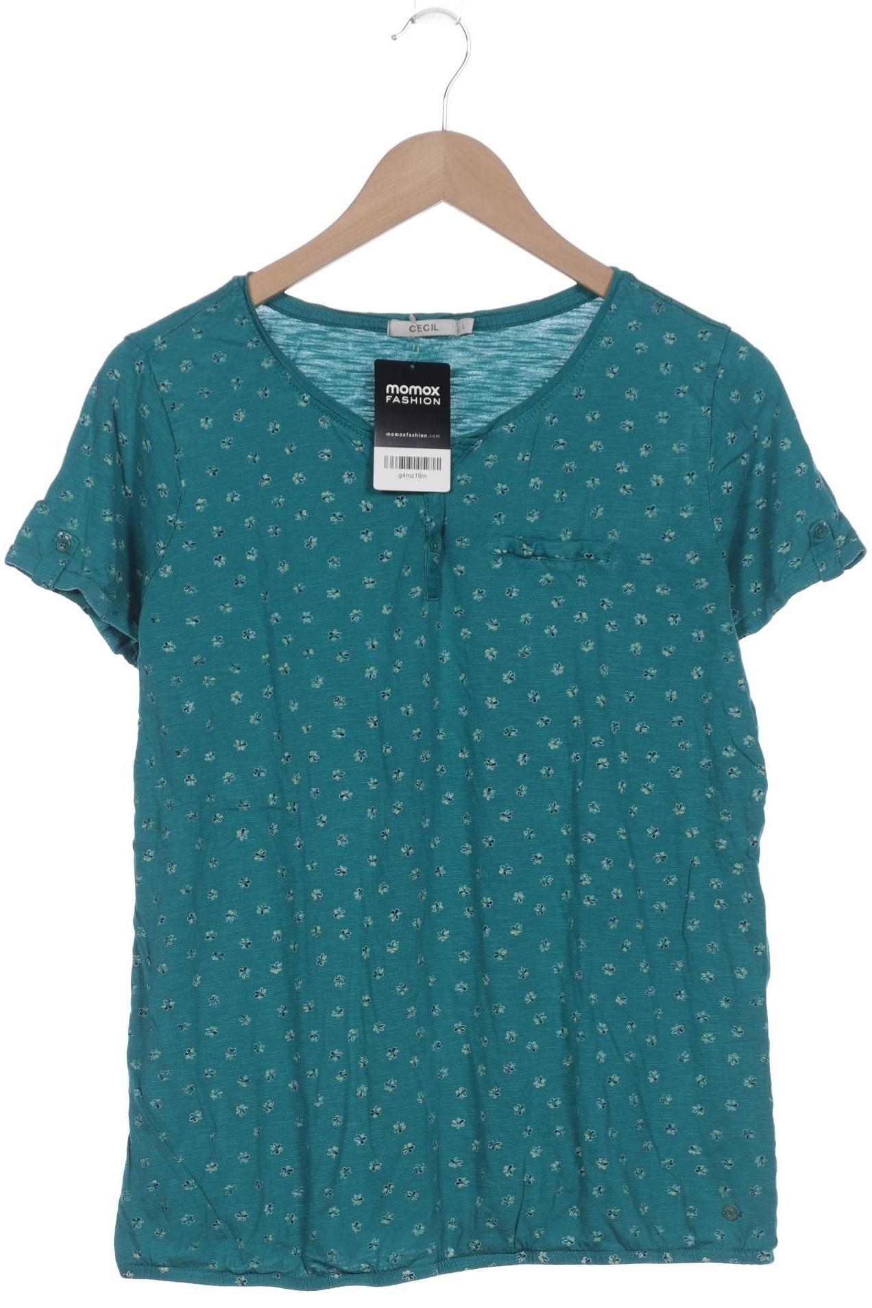 

Cecil Damen T-Shirt, türkis, Gr. 42