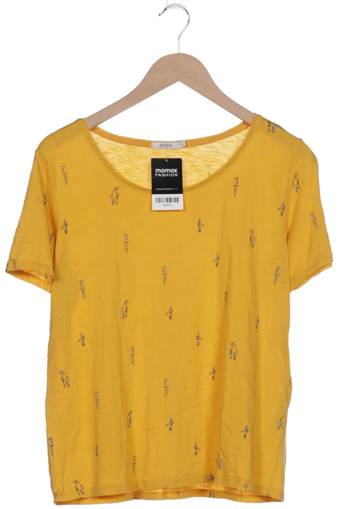 

CECIL Damen T-Shirt, gelb