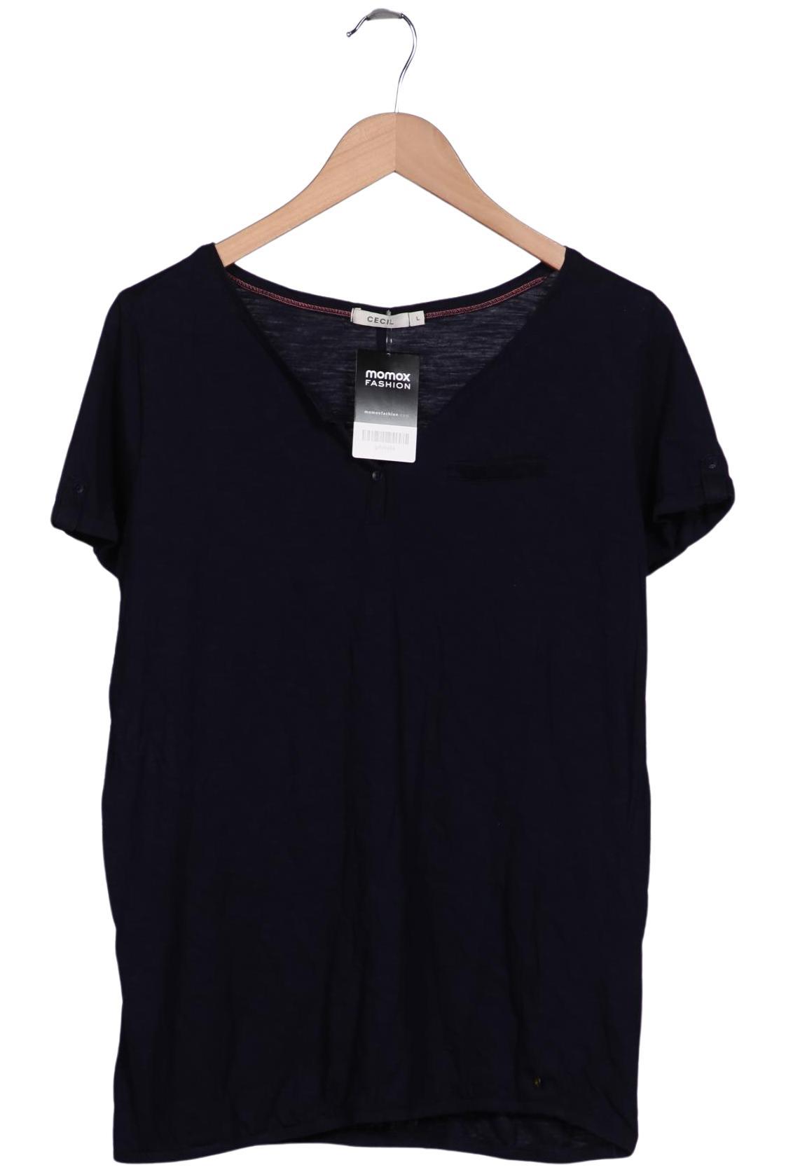 

Cecil Damen T-Shirt, marineblau, Gr. 42