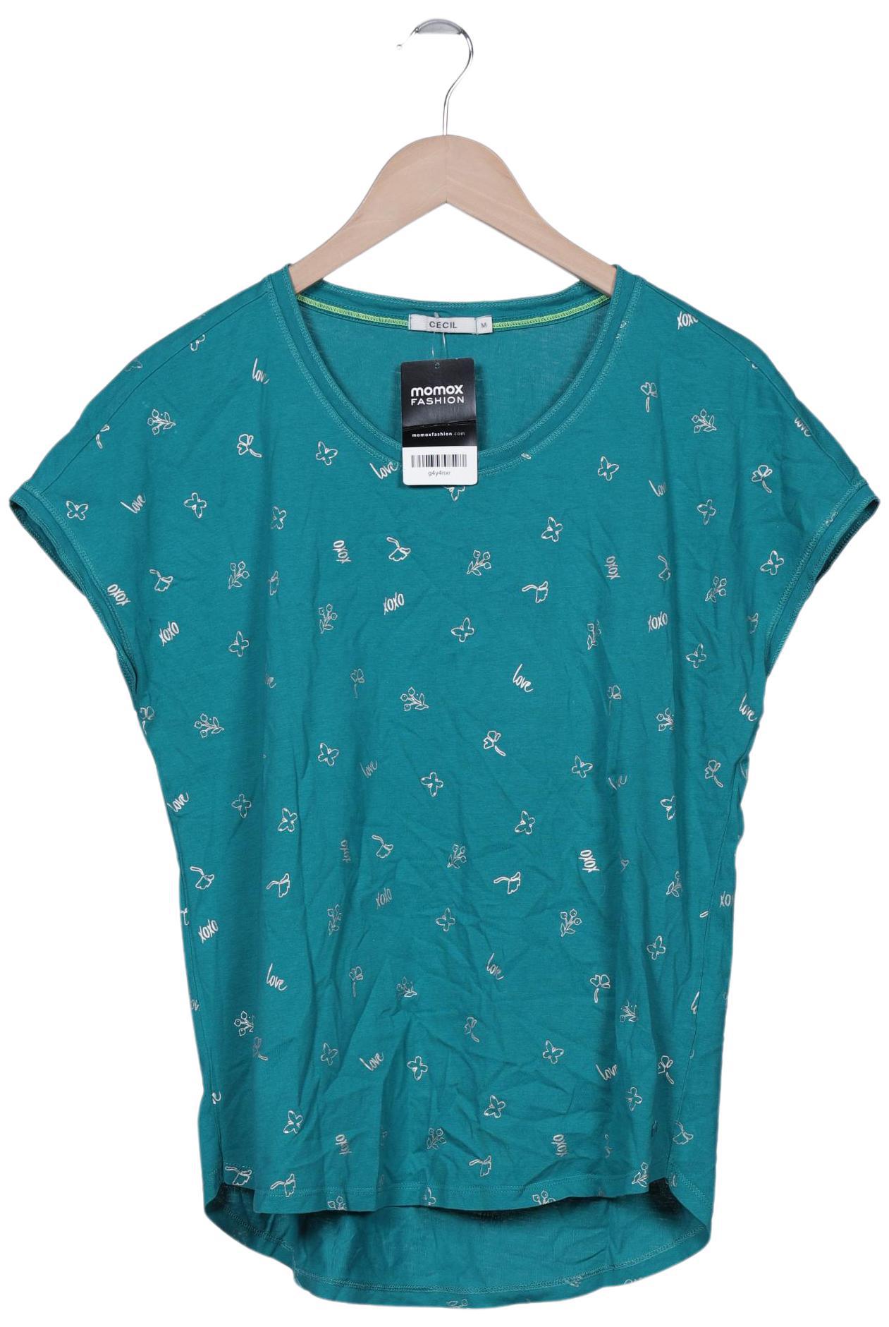 

Cecil Damen T-Shirt, türkis, Gr. 38