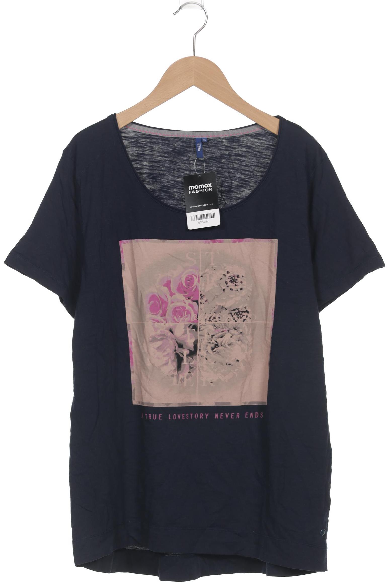 

Cecil Damen T-Shirt, marineblau, Gr. 46