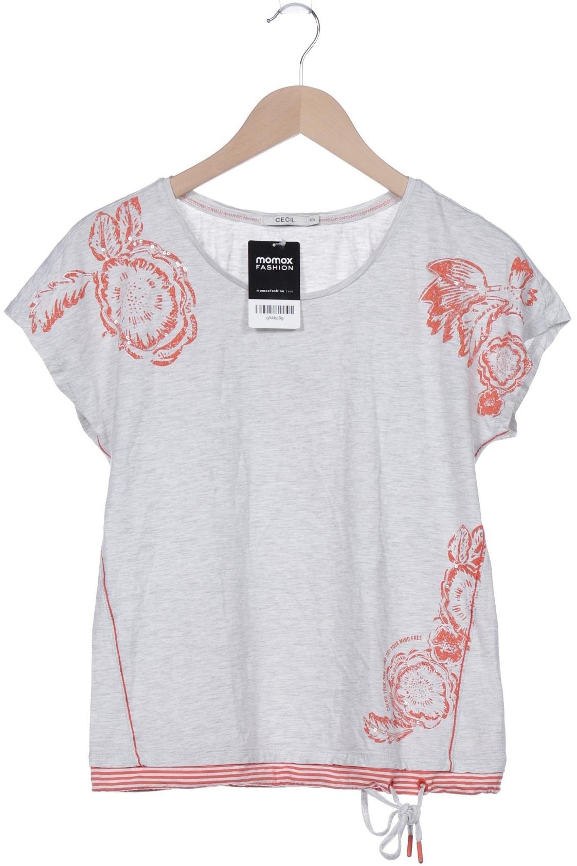 

Cecil Damen T-Shirt, grau, Gr. 34