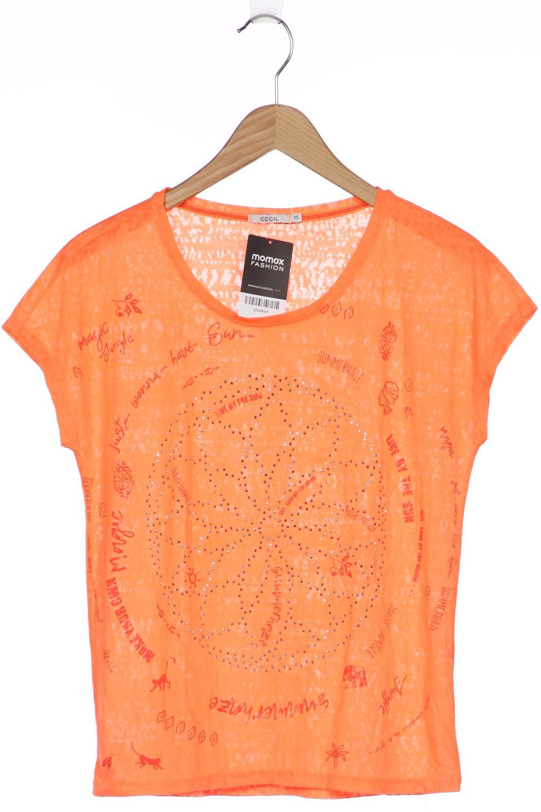 

Cecil Damen T-Shirt, orange, Gr. 34