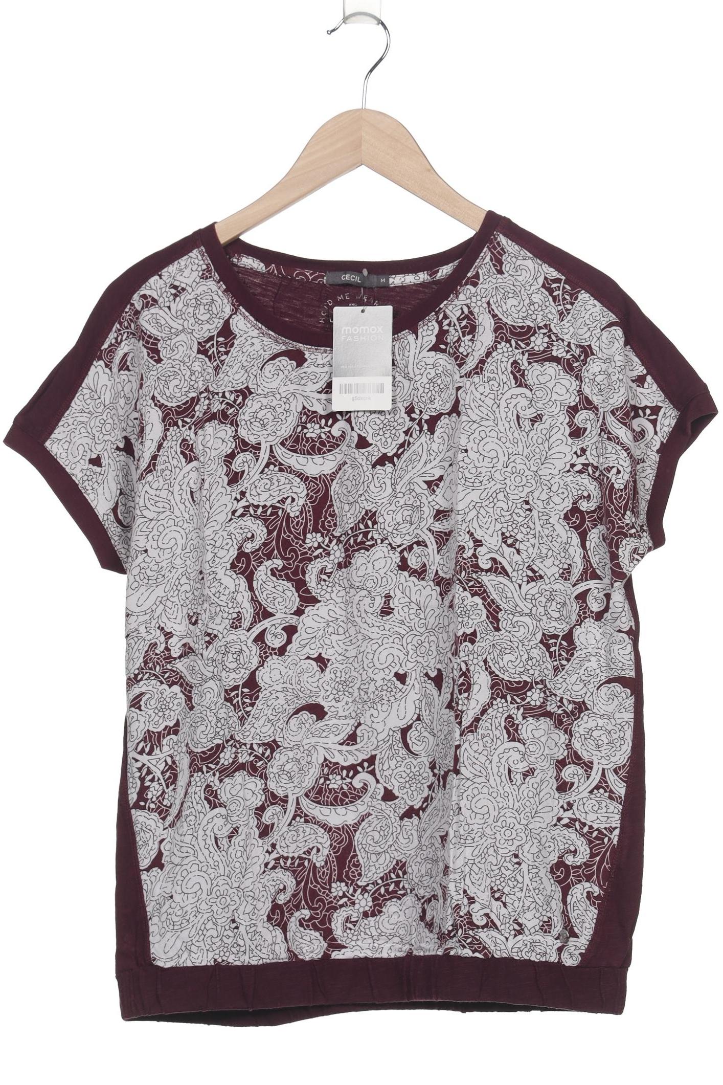 

Cecil Damen T-Shirt, bordeaux, Gr. 38