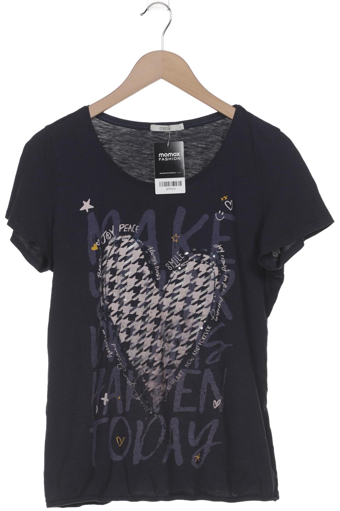 

Cecil Damen T-Shirt, marineblau, Gr. 42