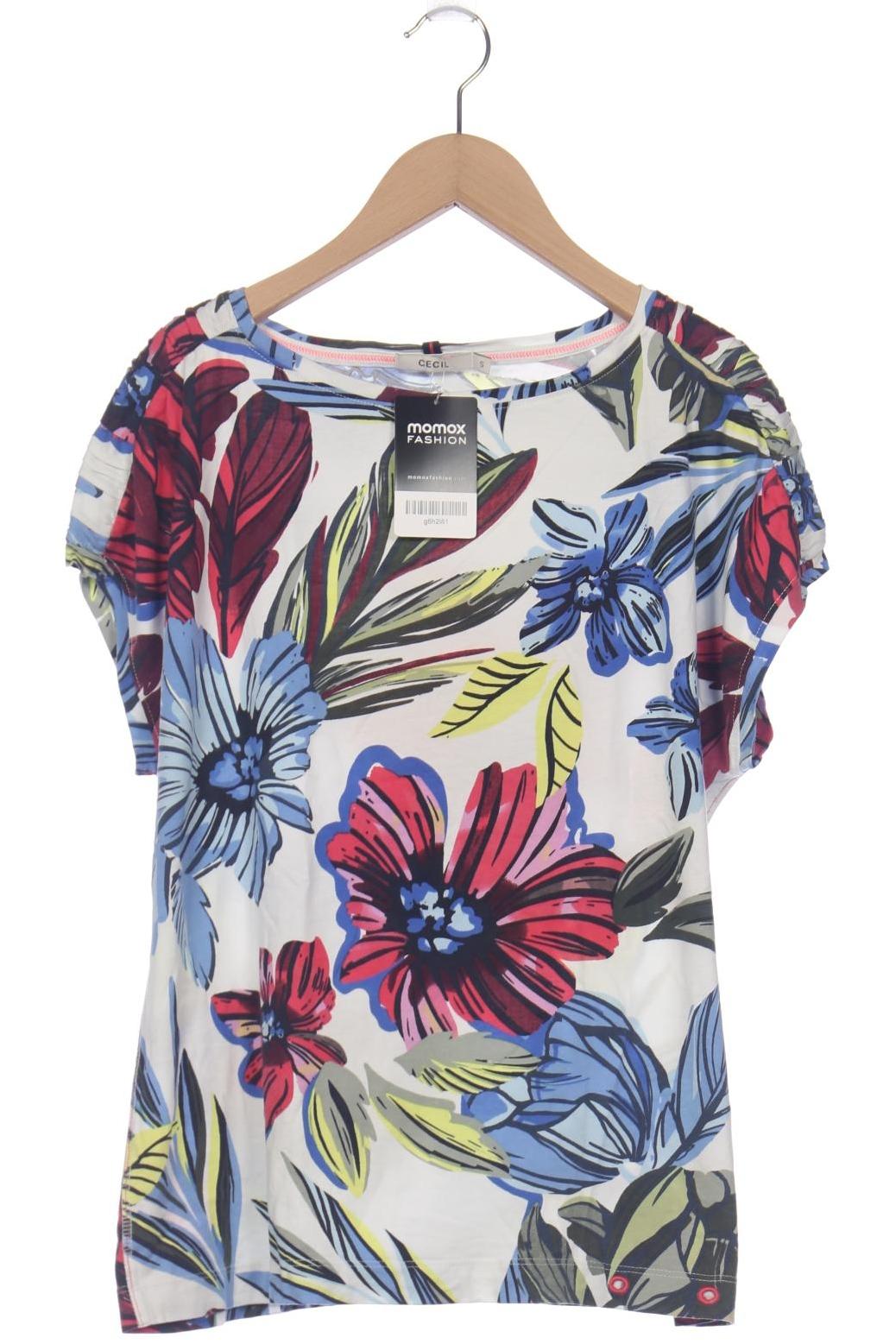 

Cecil Damen T-Shirt, mehrfarbig, Gr. 36