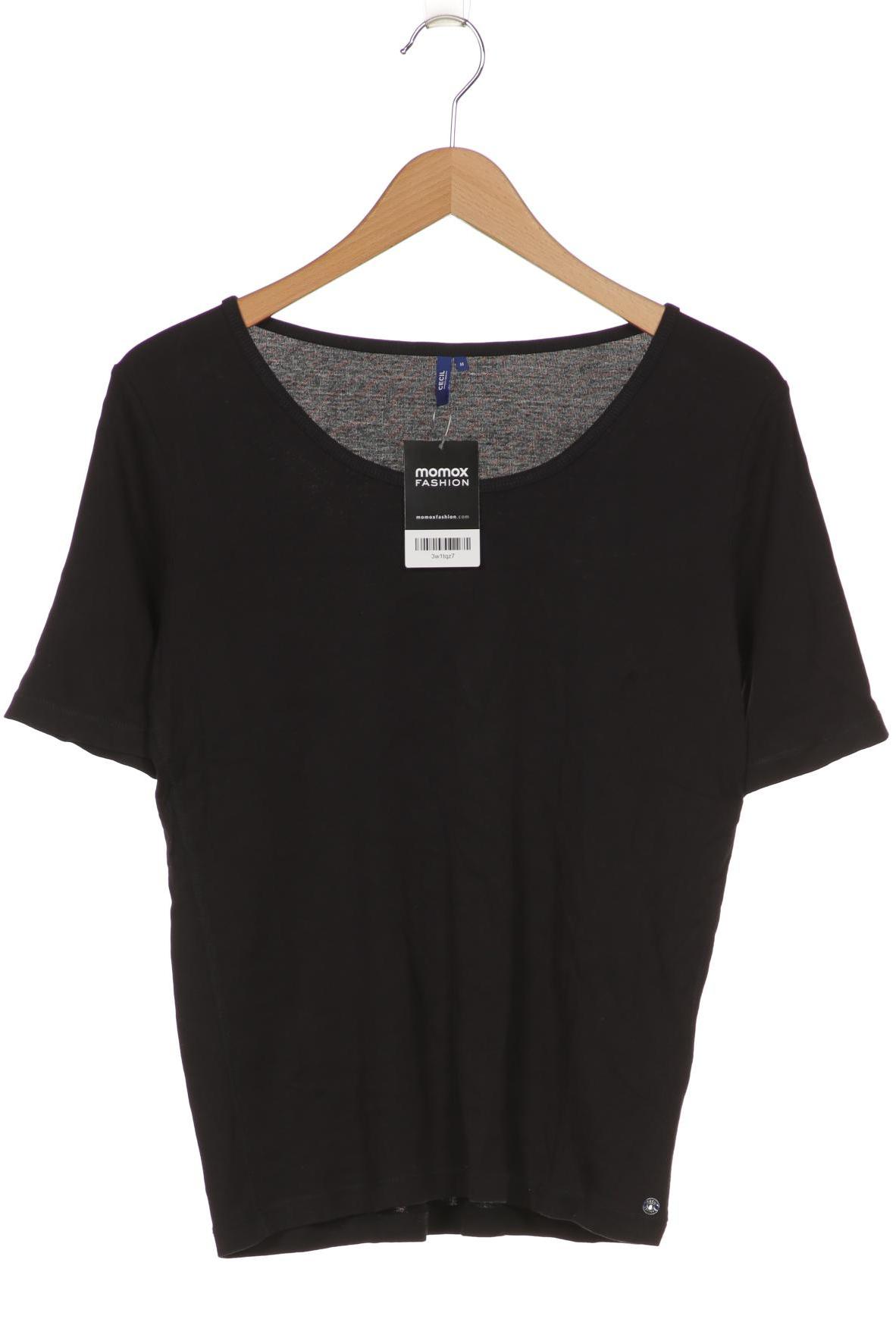 

CECIL Damen T-Shirt, schwarz
