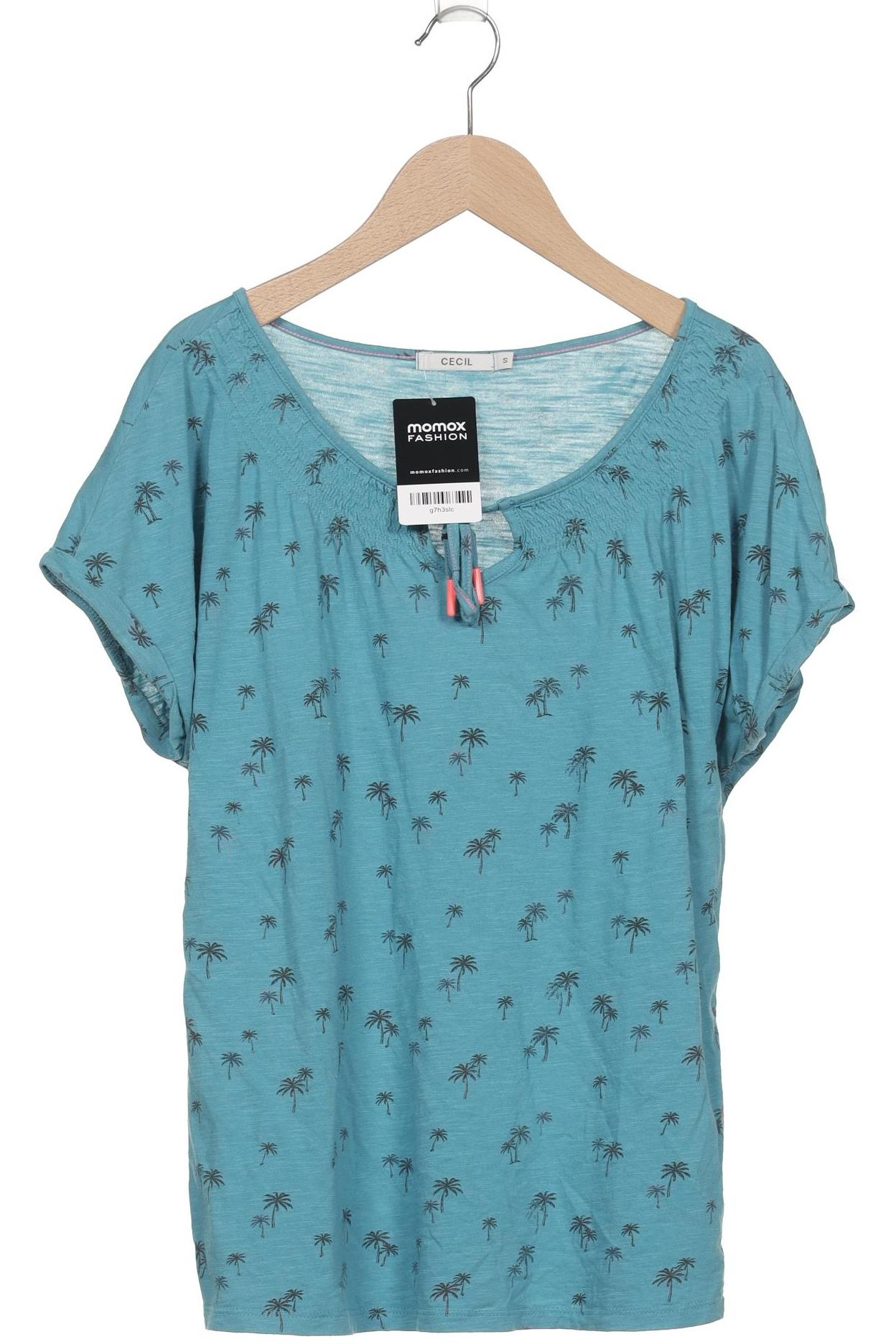 

Cecil Damen T-Shirt, blau, Gr. 36