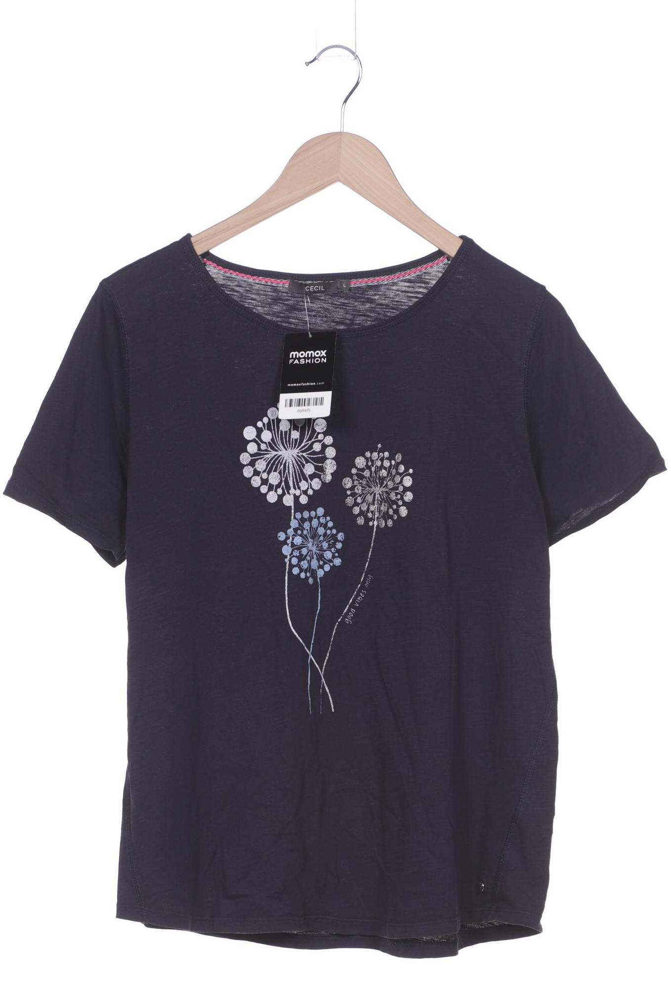 

Cecil Damen T-Shirt, marineblau, Gr. 42