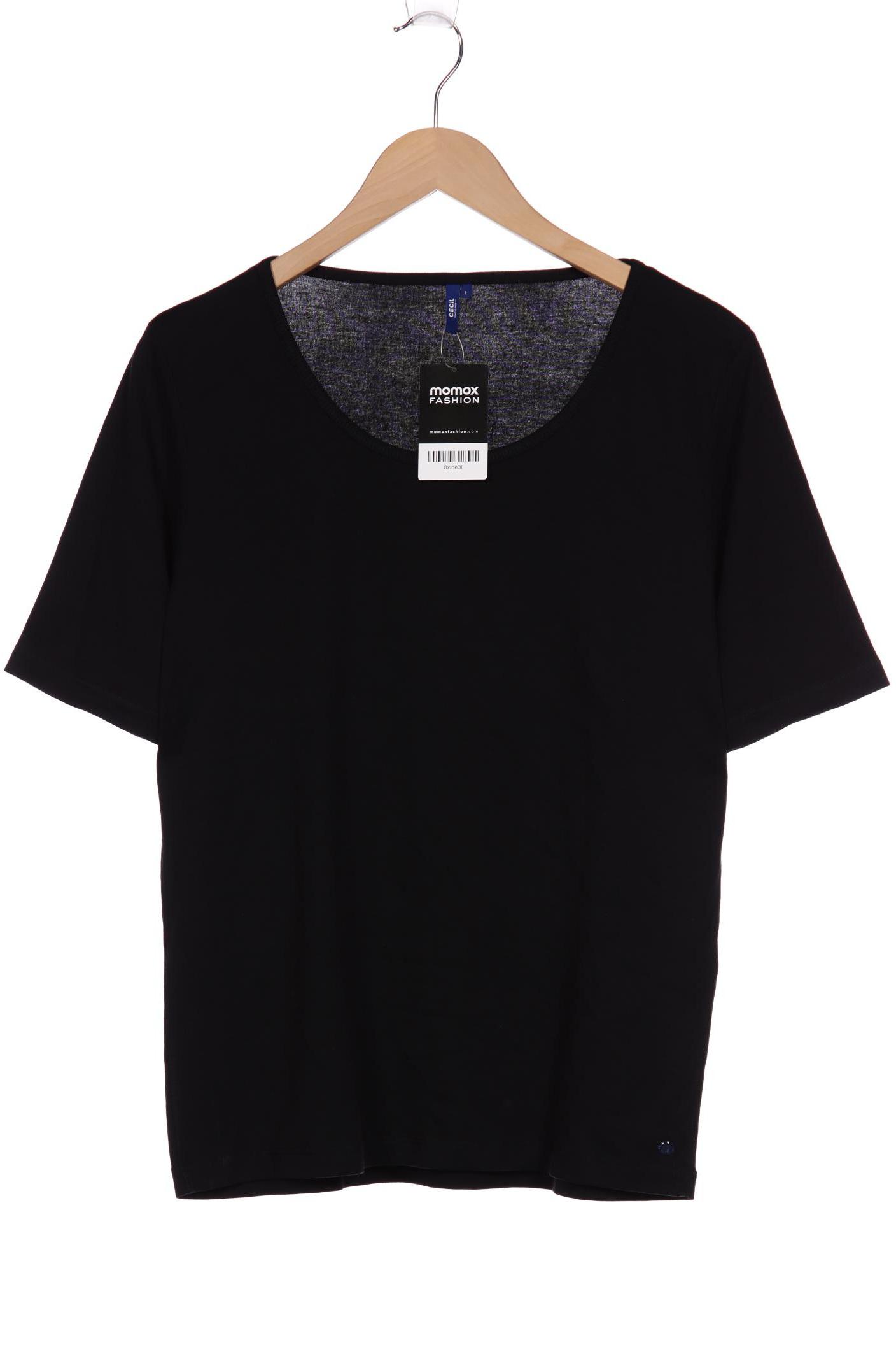 

CECIL Damen T-Shirt, schwarz