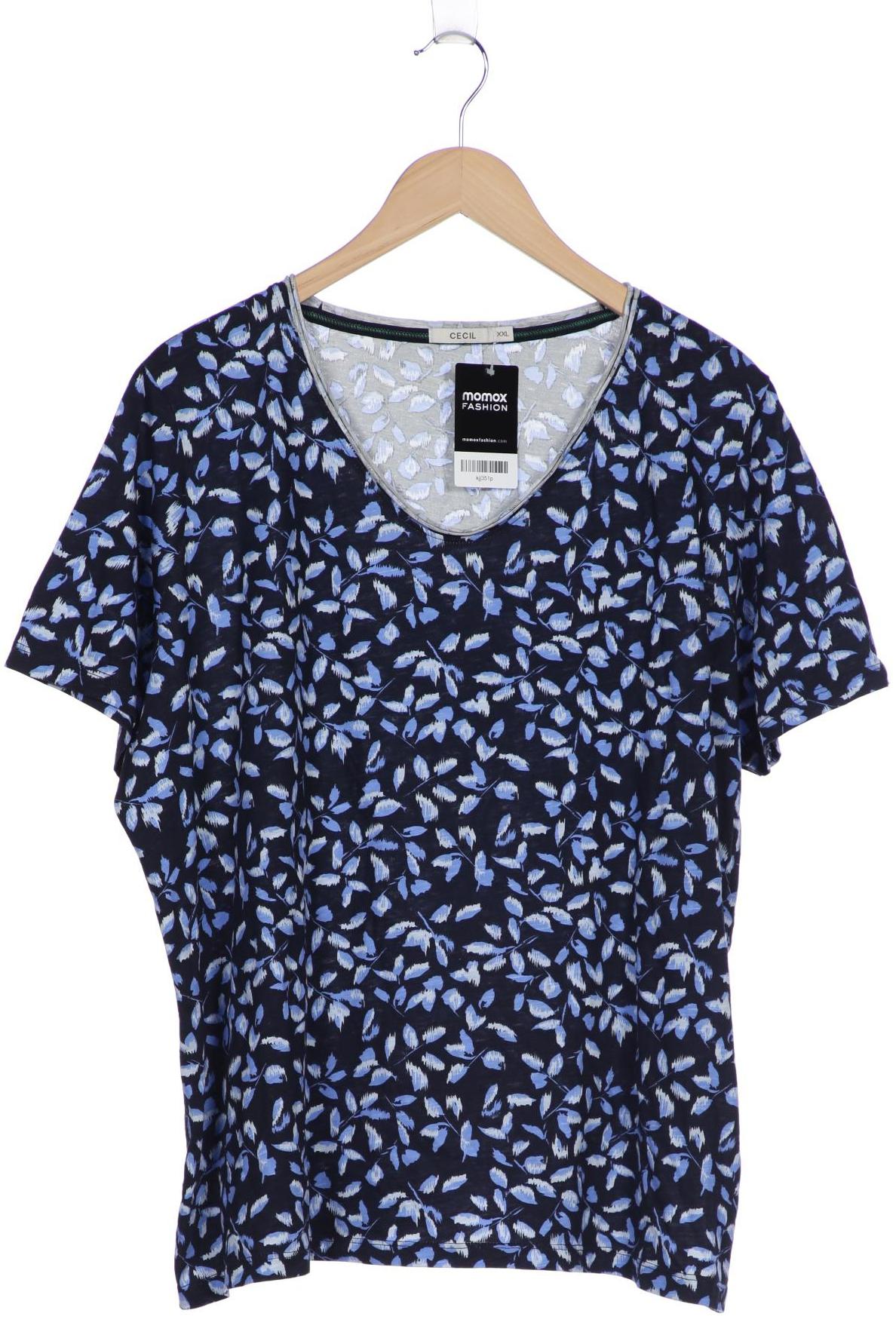 

CECIL Damen T-Shirt, marineblau