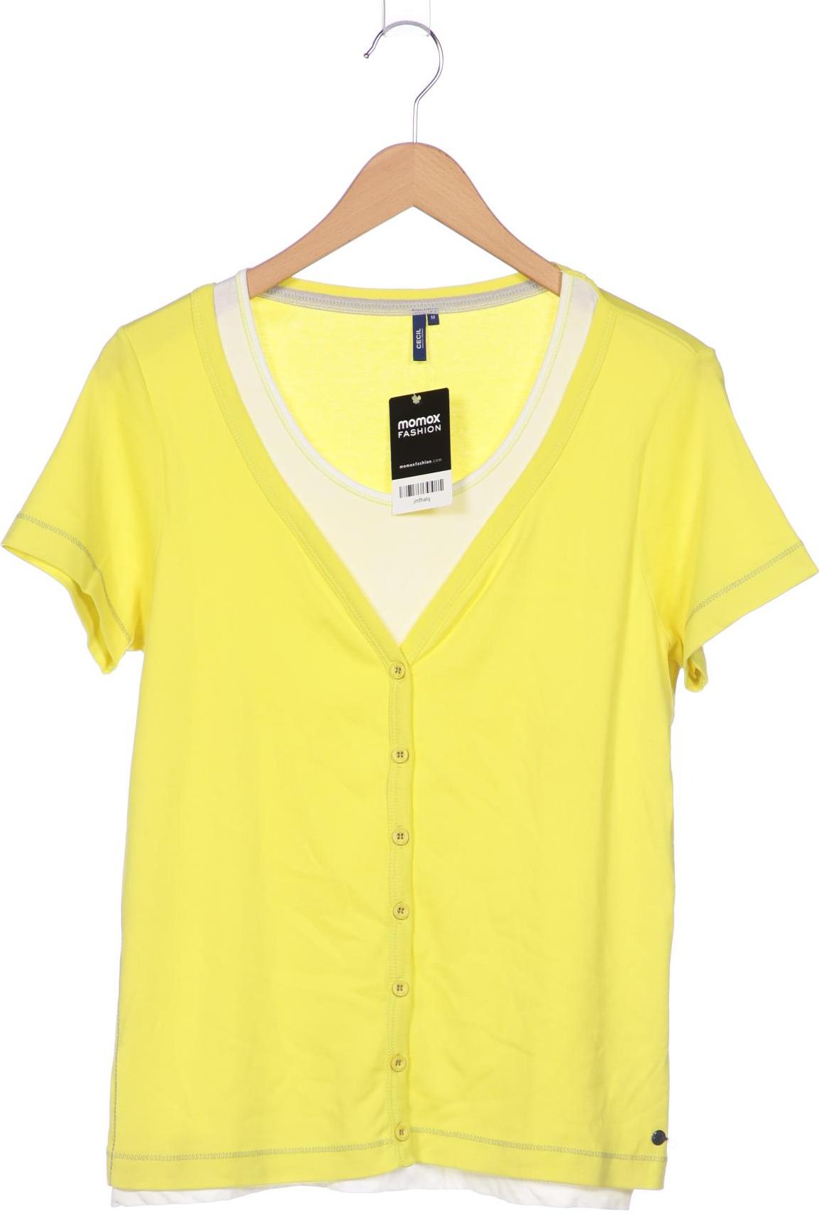 

Cecil Damen T-Shirt, gelb, Gr. 38