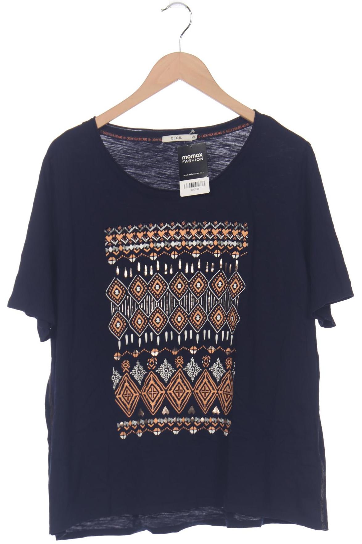 

Cecil Damen T-Shirt, marineblau, Gr. 46